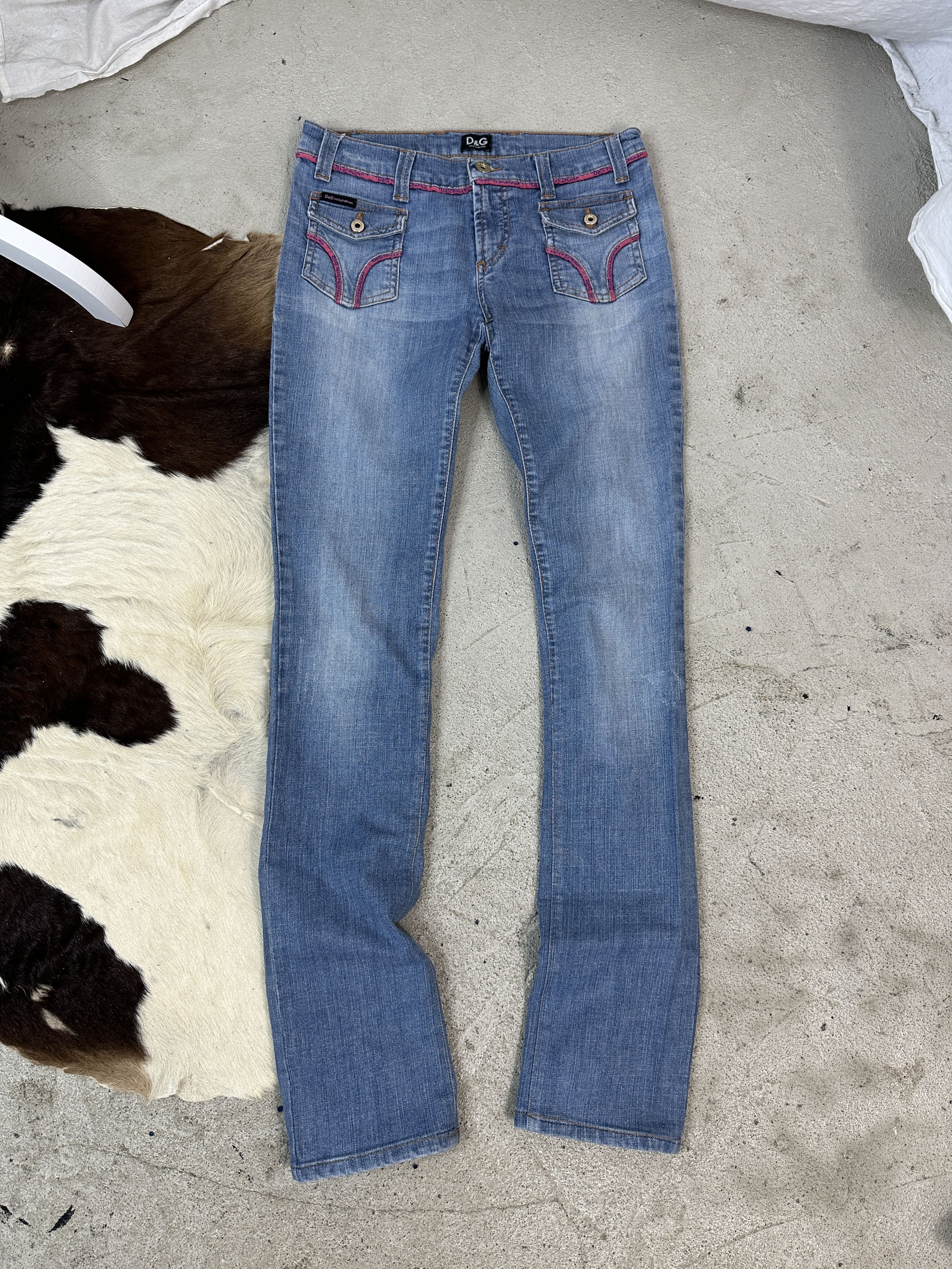 Dolce & Gabbana × Vintage Skinny Jeans Vintage Dolce & Gabbana 00s Size 38" / US 16 / IT 52 - 1 Thumbnail