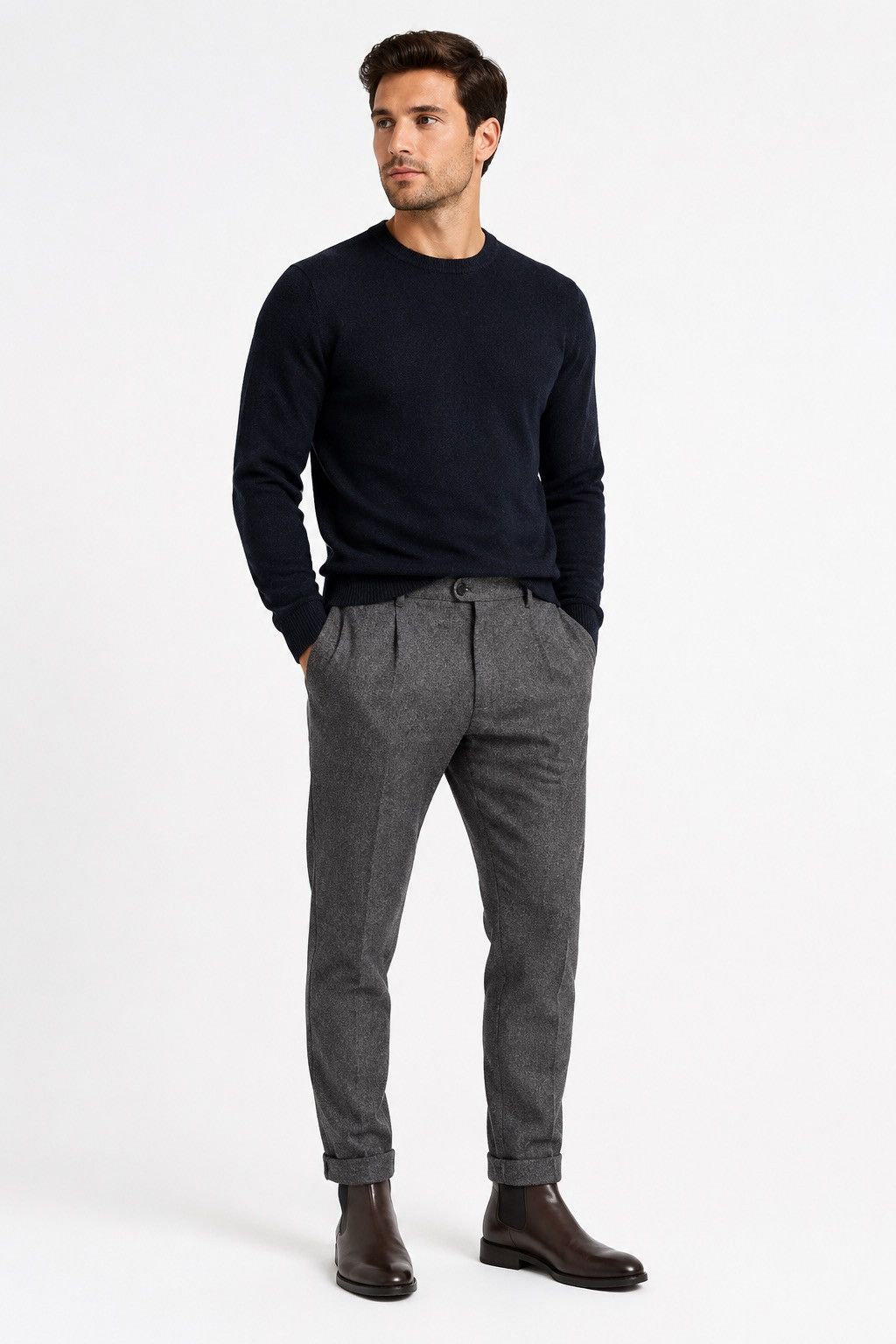 Tommy Hilfiger Tommy Hilfiger Italian Fabric Hampton Chino Pants 33/32 Size US 33 - 2 Thumbnail