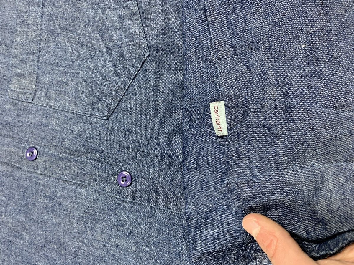 Carhartt Vintage Carhartt Denim Shirt Rugged Outdoor Wear Work 90’s Size US L / EU 52-54 / 3 - 7 Thumbnail