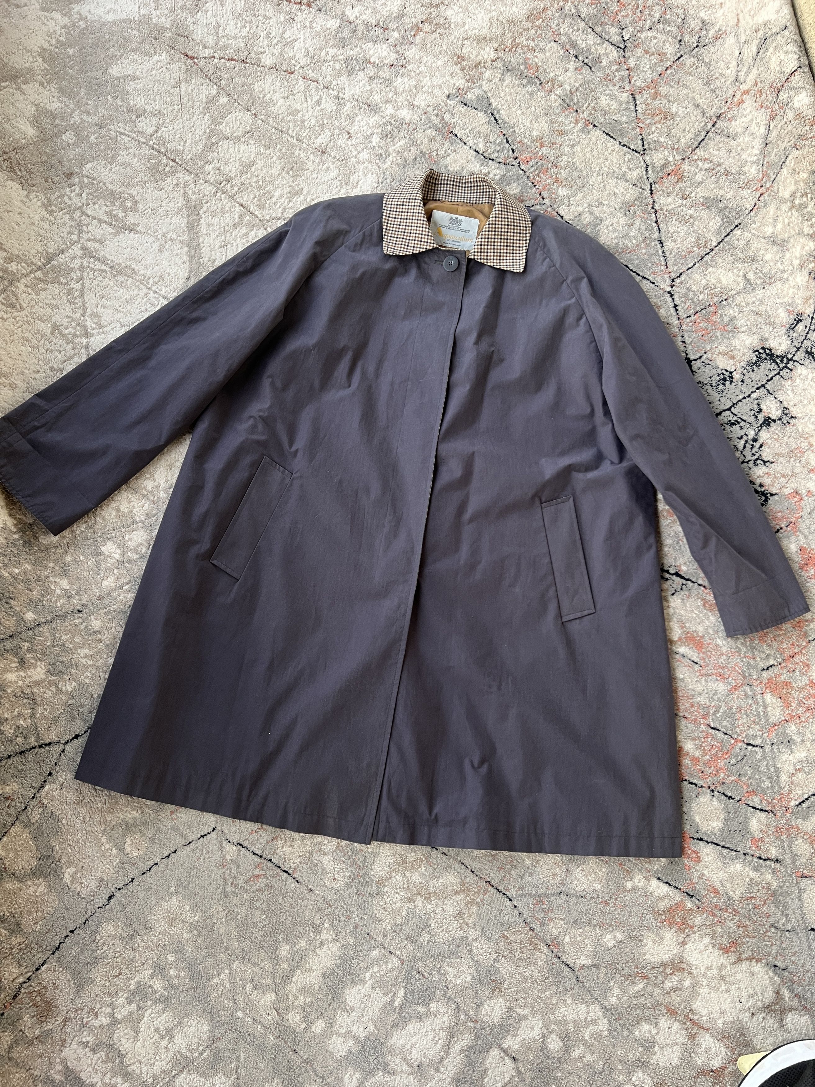Aquascutum × Vintage Aquascutum Vintage Trench Coat Size XXL / US 16-18 / IT 52-54 - 1 Thumbnail