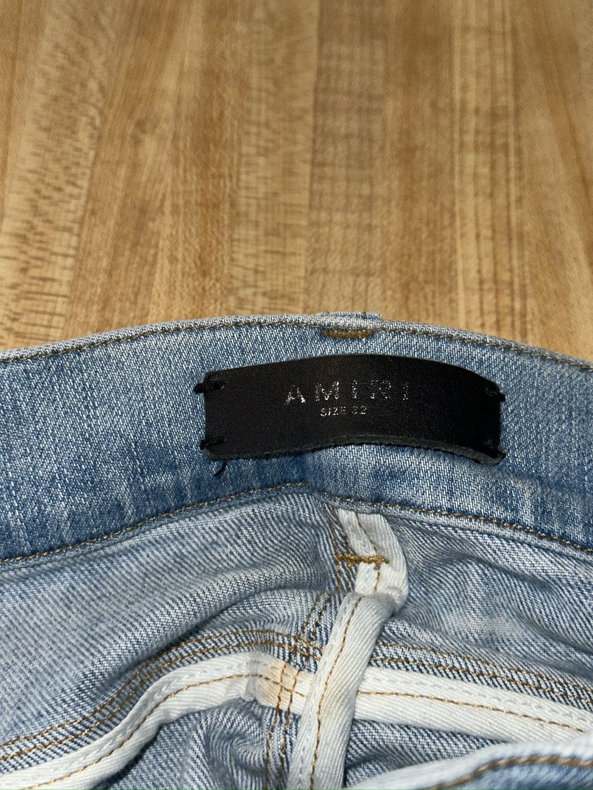 Amiri Amiri Paint Drip Logo Jean Size US 32 / EU 48 - 4 Thumbnail