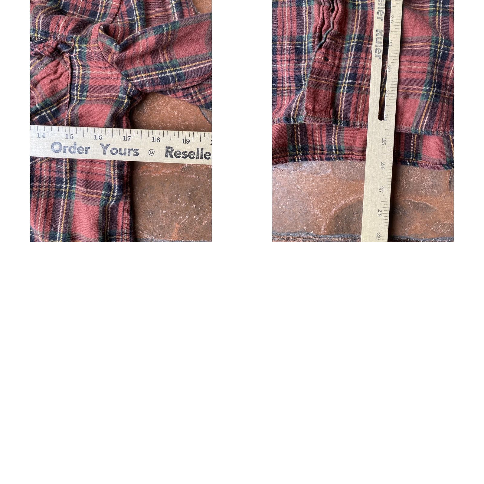 Ralph Lauren VINTAGE Ralph Lauren Denim And Supply RL Surplus Flannel Shirt Womens Medium Plaid Red Size M / US 6-8 / IT 42-44 - 8 Thumbnail