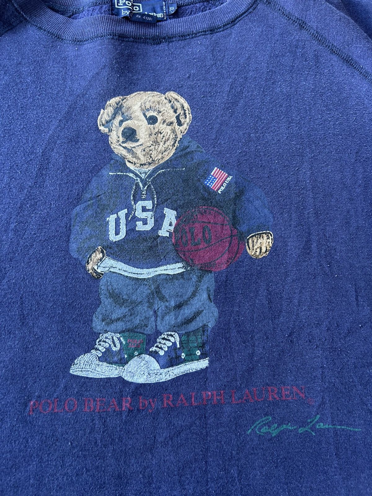Polo Ralph Lauren Vintage Polo Bear by Ralph Lauren Sweatshirt Size US S / EU 44-46 / 1 - 3 Thumbnail