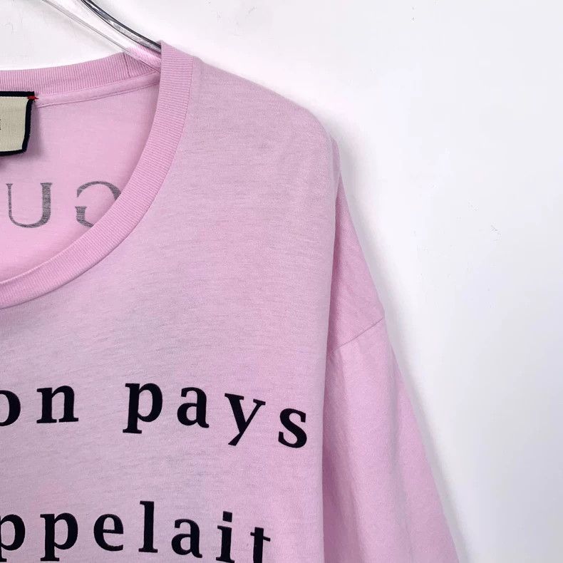 Gucci Gucci Pink logo skull print round-neck short-sleeved T-shir Size US XS / EU 42 / 0 - 3 Thumbnail