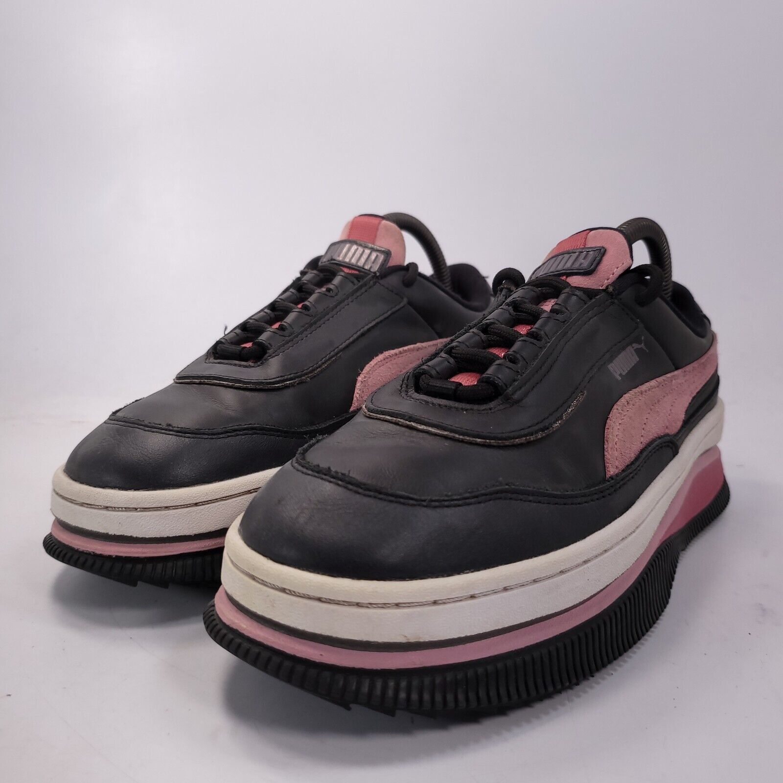 Puma Puma Deva Lace Up Athletic Shoe Women Size 8 373920-02 Black Size US 8 / IT 38 - 1 Thumbnail