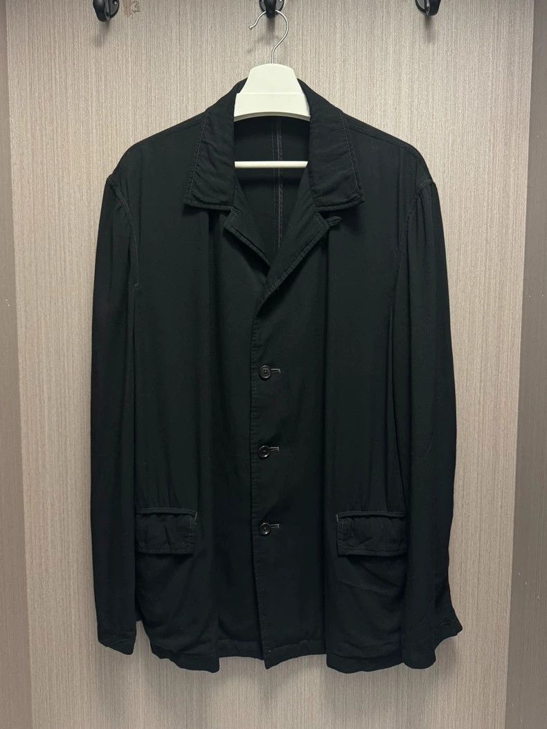 Y's for Men Y's For Men 02 SS open-thread Silk Shirt Jacket Size US XL / EU 56 / 4 - 1 Thumbnail