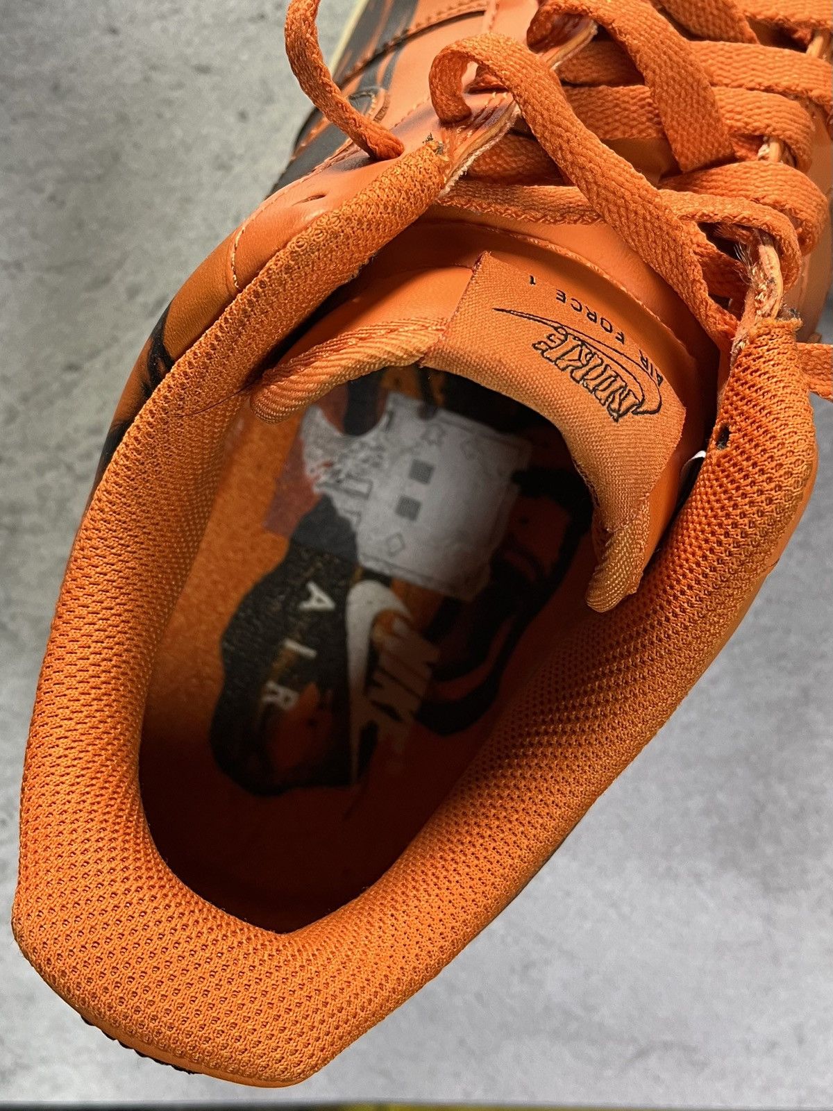 Nike Nike Air Force 1 Skeleton Orange — Rare Halloween Drop Size US 8 / EU 41 - 8 Thumbnail