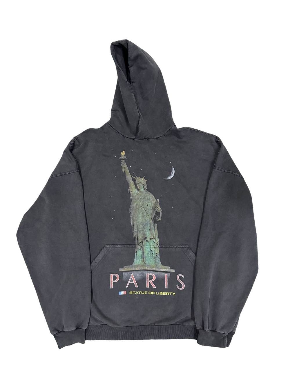 Balenciaga Balenciaga Washed and Used Statue of Liberty Hoodie