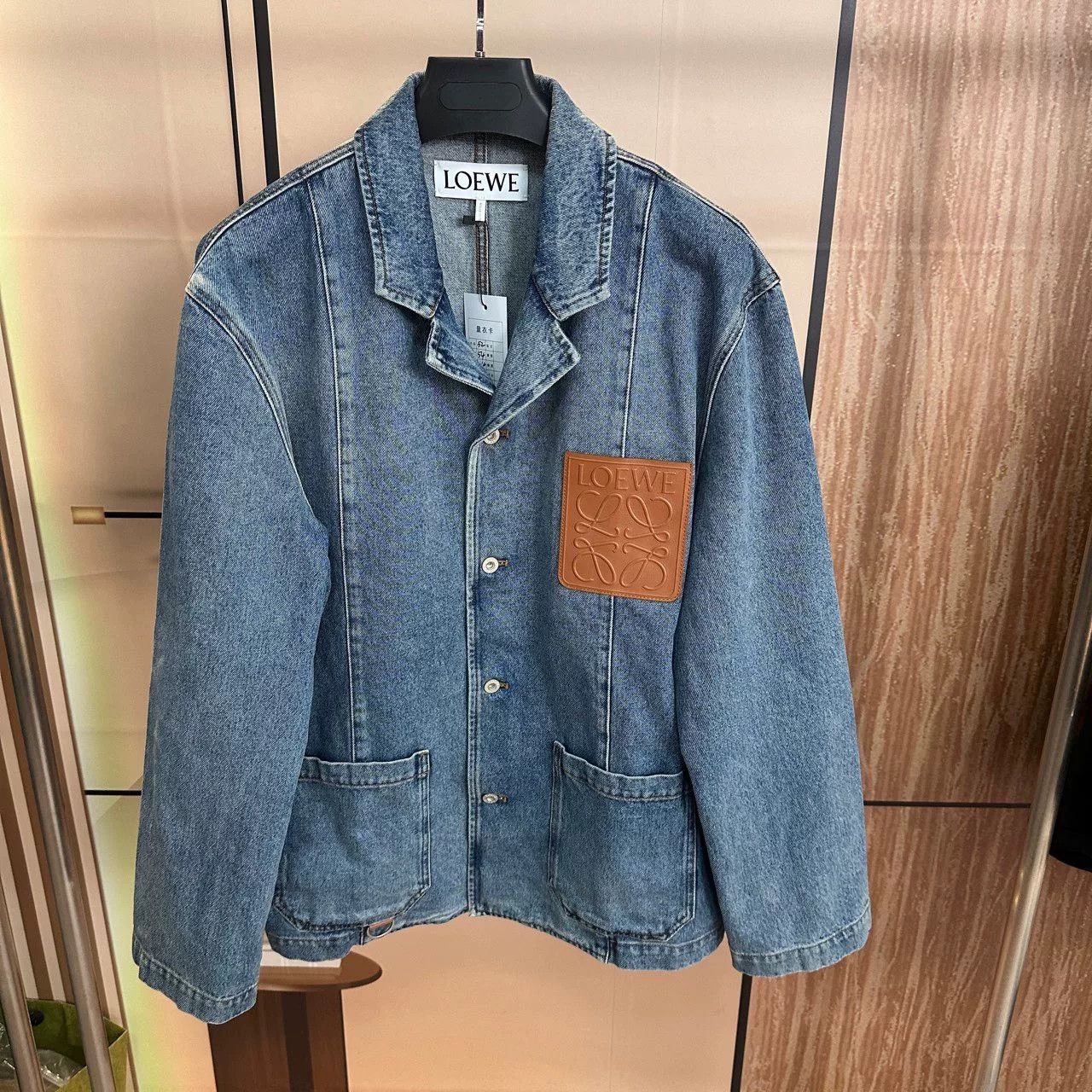 Loewe Loewe Blue Washed Denim Jacket Size US L / EU 52-54 / 3 - 1 Thumbnail