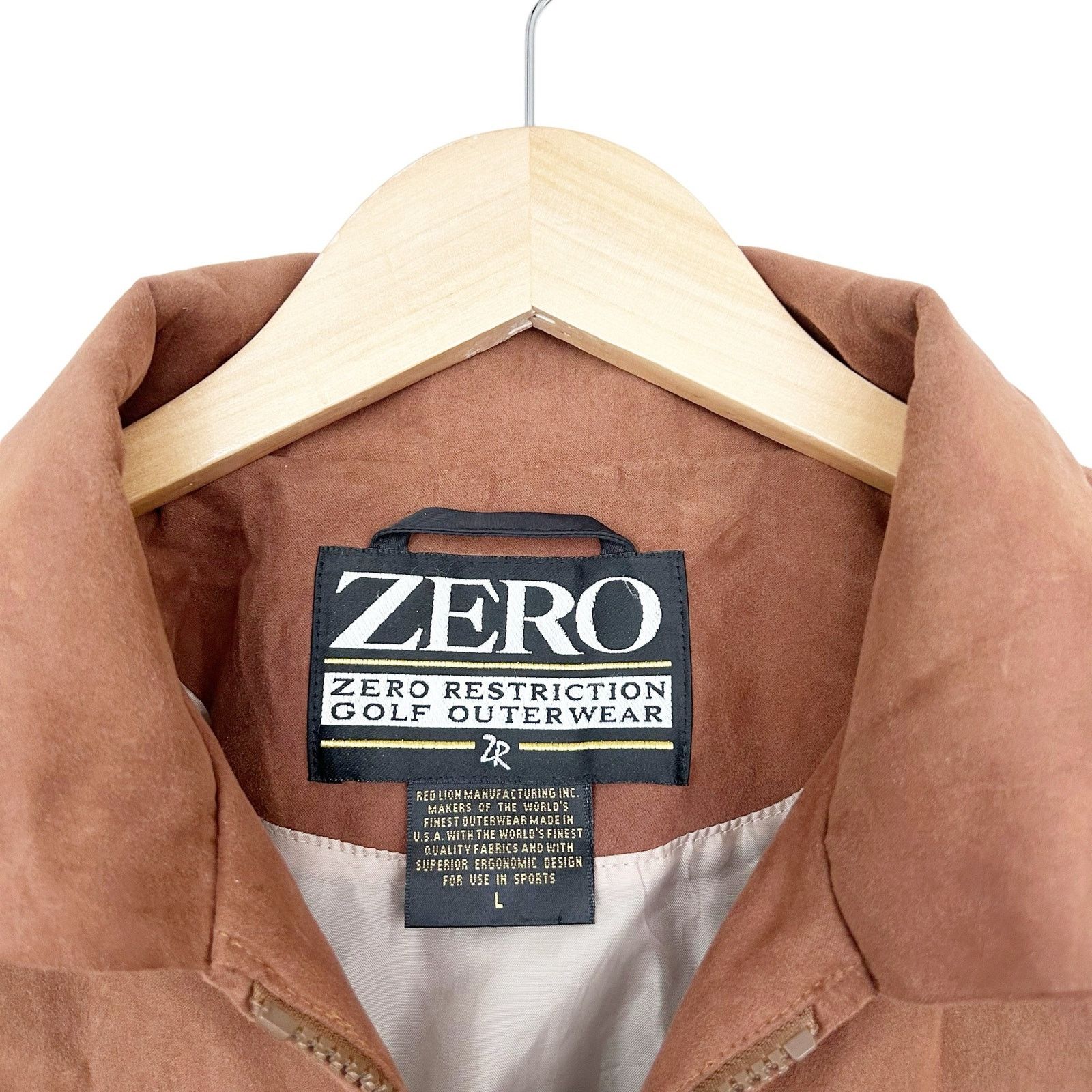 Other Zero Restriction Golf Outerwear Microsuede Full Zip Jacket L Size US L / EU 52-54 / 3 - 3 Thumbnail