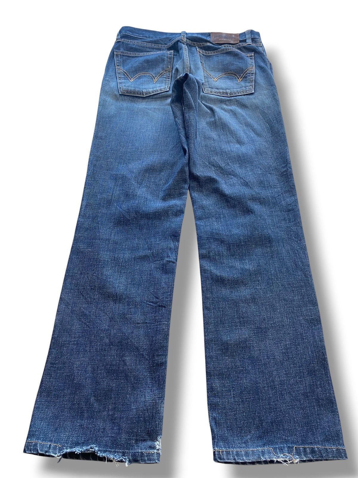 Edwin Vintage Edwin Whiskers Faded Wash Style Loose Jeans Size US 30 / EU 46 - 3 Thumbnail