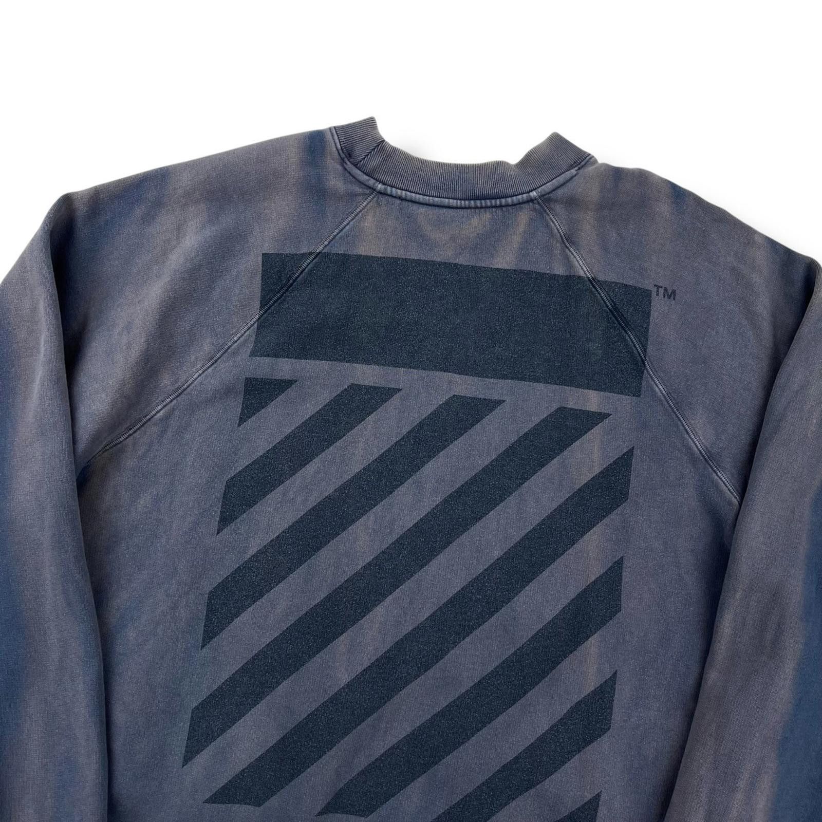 Off-White Off-White Bleach Diagonal Sweatshirt Size US L / EU 52-54 / 3 - 1 Thumbnail