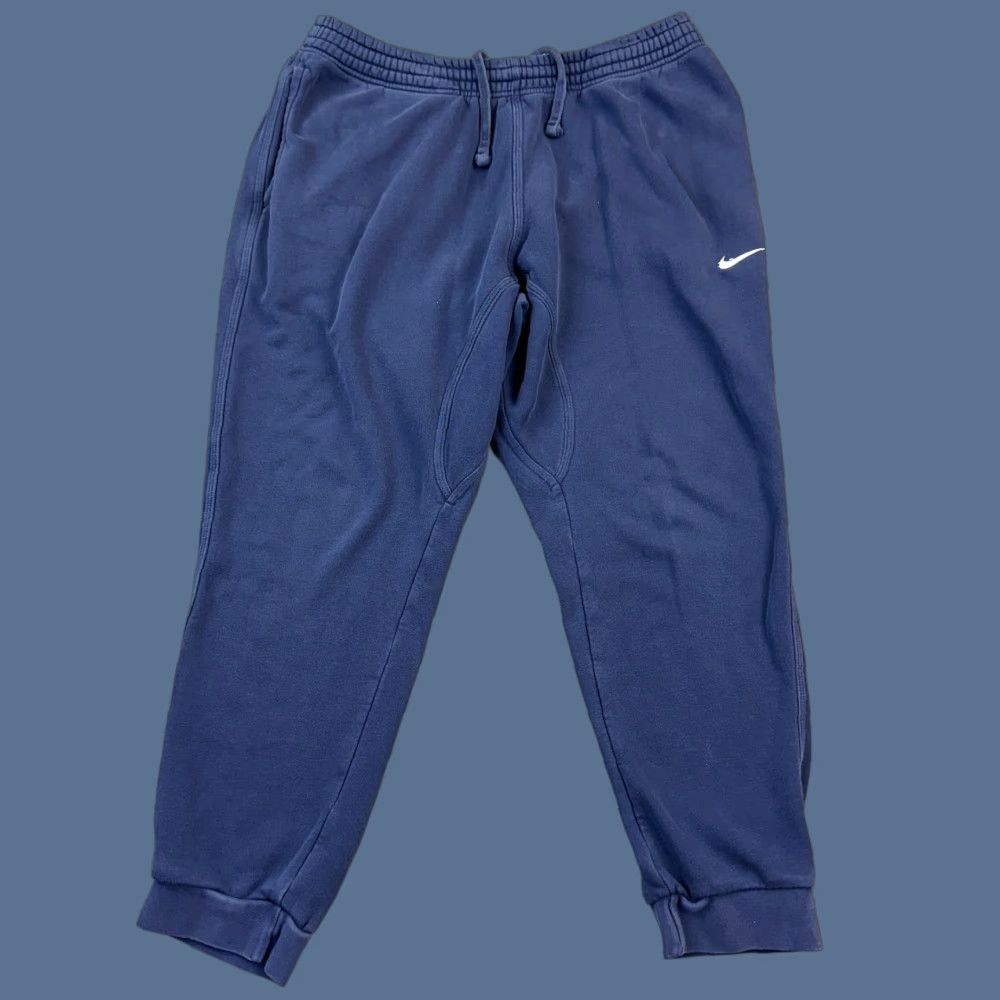 Nike VINTAGE Nike Sportswear Club Fleece Pants Mens XL Blue Jogger Sweatpants Swoosh Logo Size US 36 / EU 52 - 1 Thumbnail