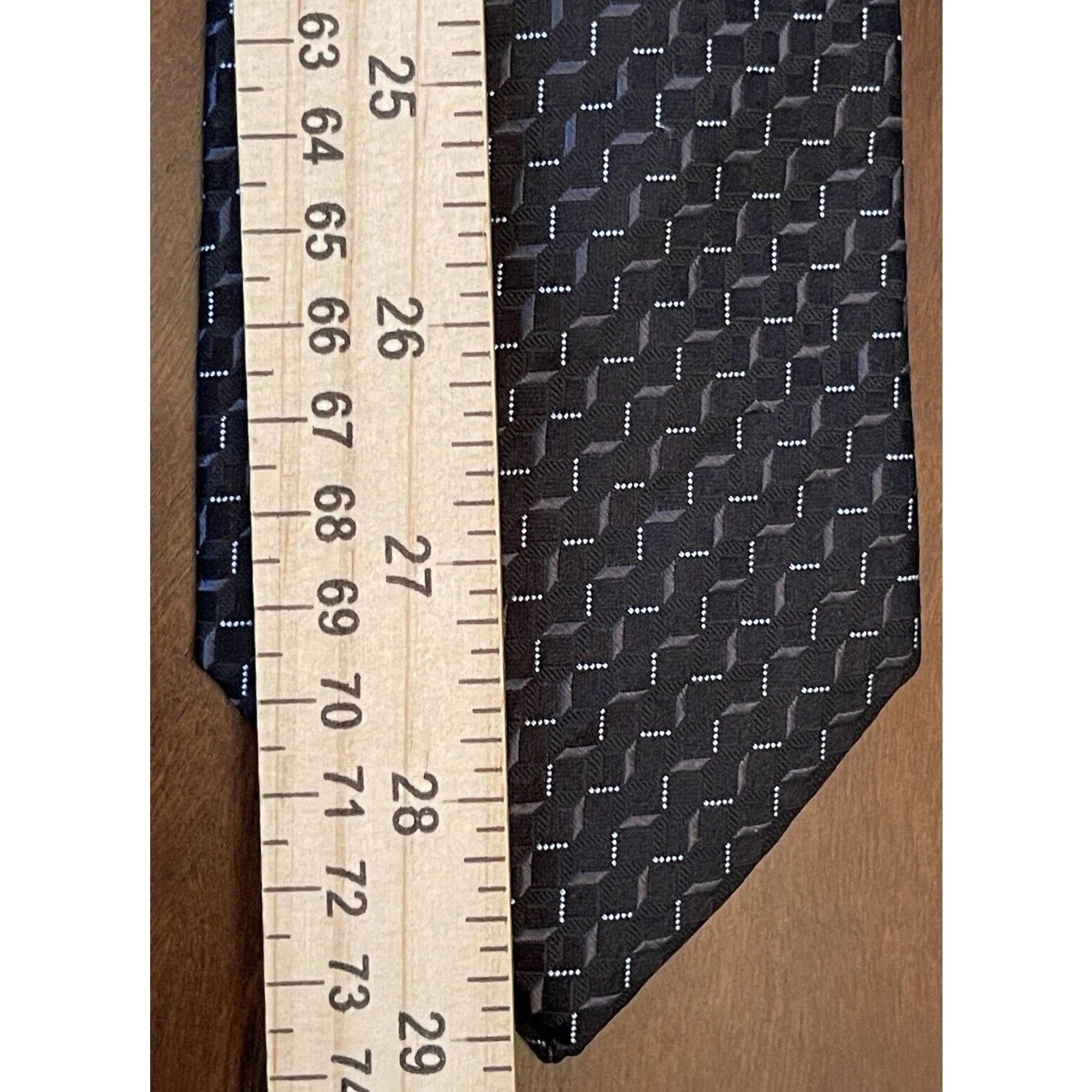 DKNY Dkny Black 100% Silk Men’s Neck Tie Made In China Size ONE SIZE - 5 Thumbnail