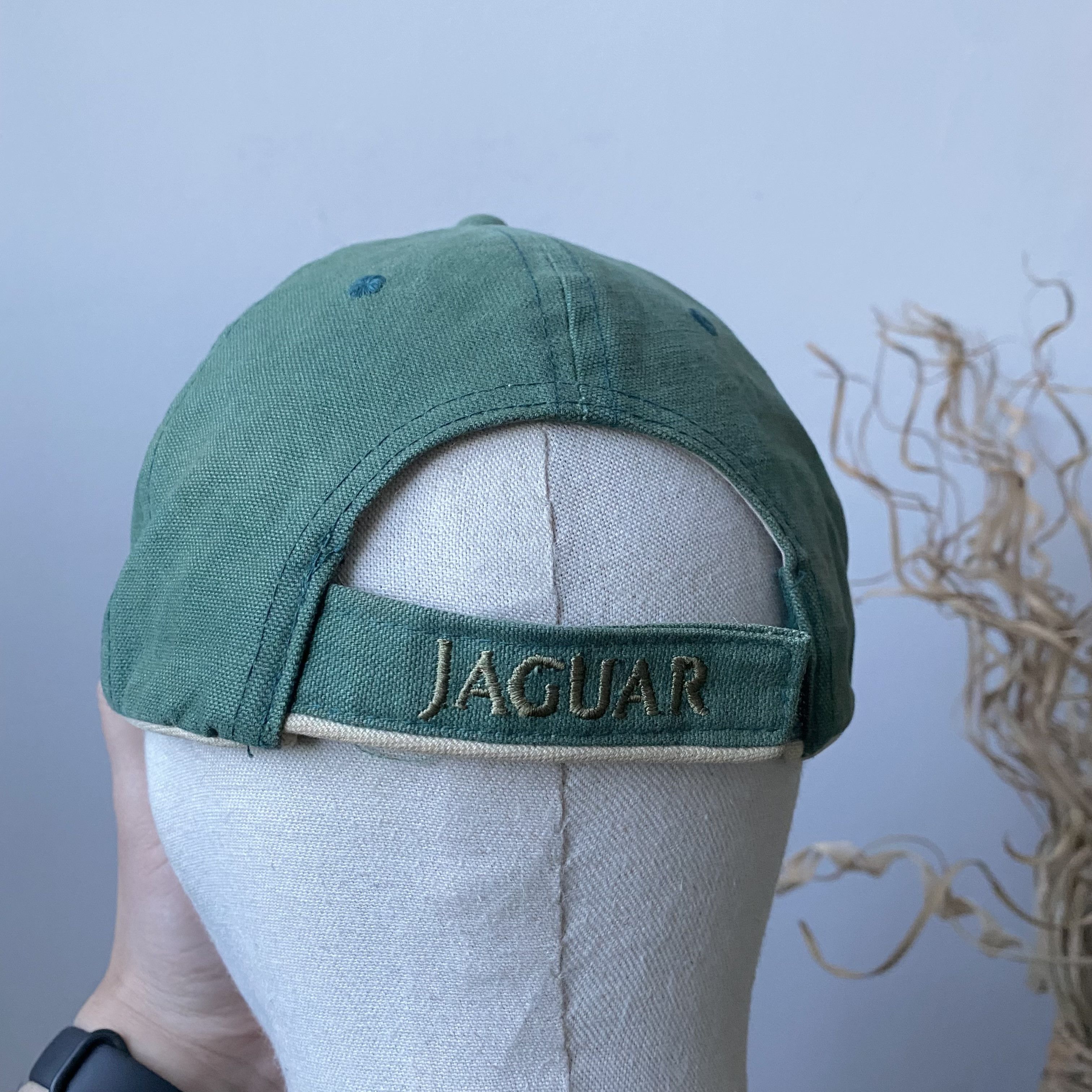 Ferrari 🐆 Vintage 90s Racing Jaguar cap Faded Dad Hat Size ONE SIZE - 6 Thumbnail