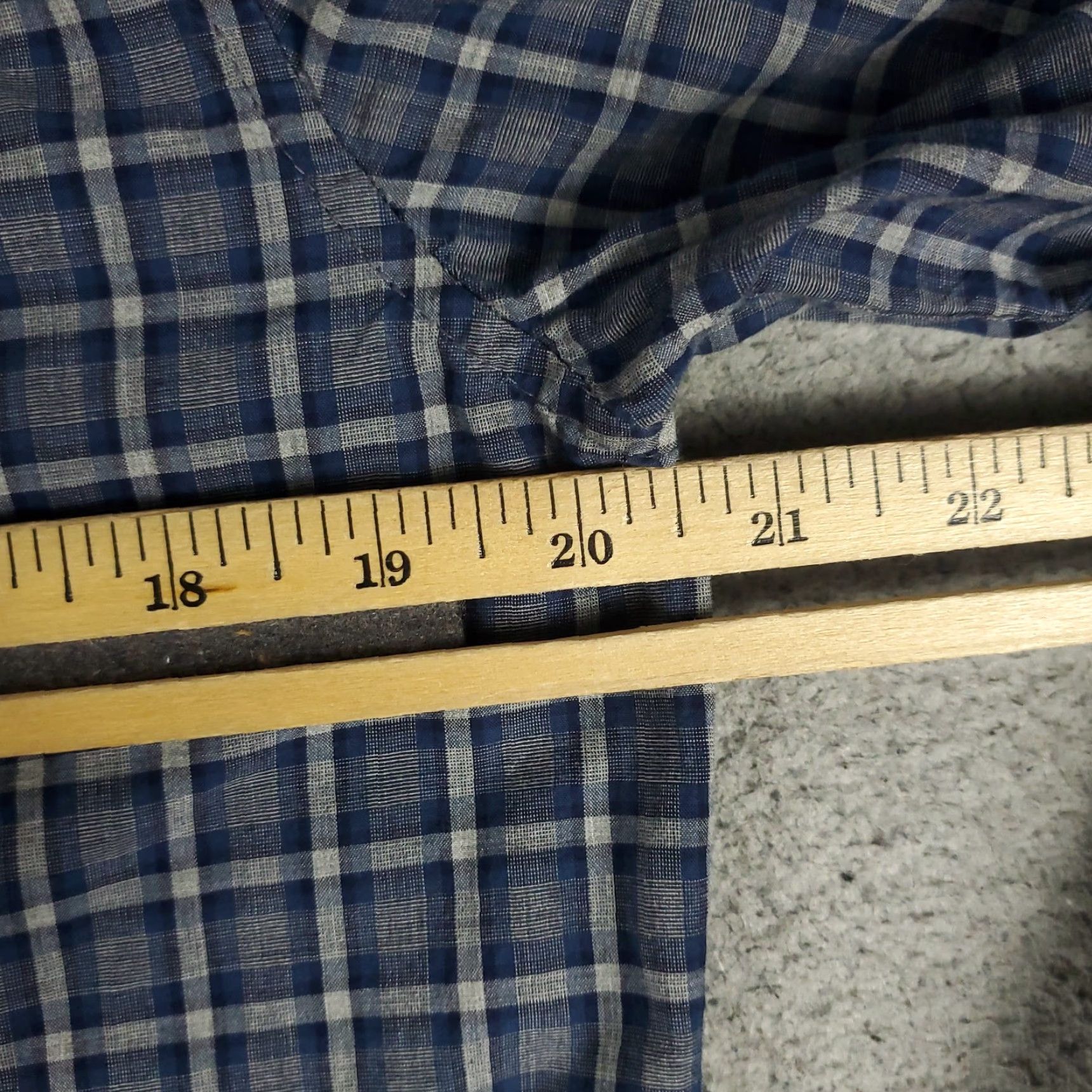 Original Penguin Original Penguin Shirt Mens Medium Blue Plaid Long Sleeve Button-Up Casual Size US M / EU 48-50 / 2 - 5 Thumbnail