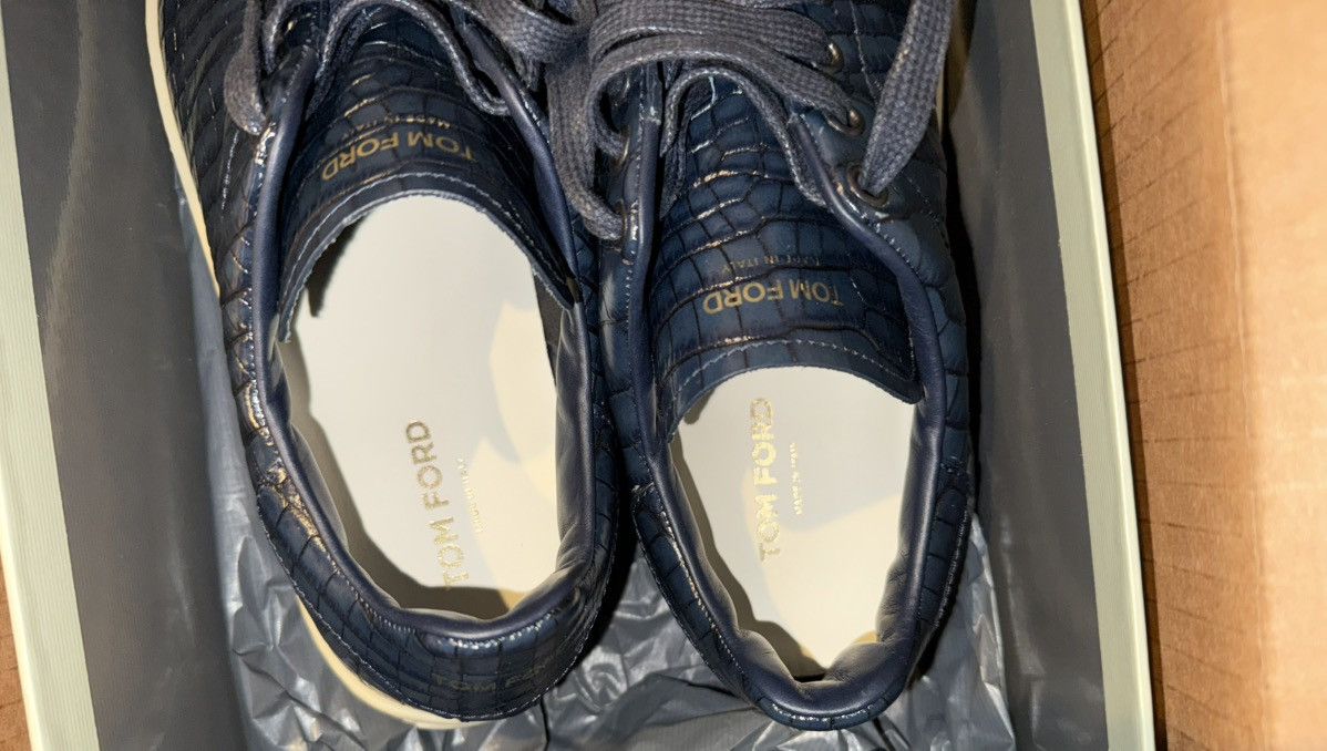 Tom Ford NEW - Tom Ford Warwick Alligator Sneakers Size US 8.5 / EU 41-42 - 10 Thumbnail