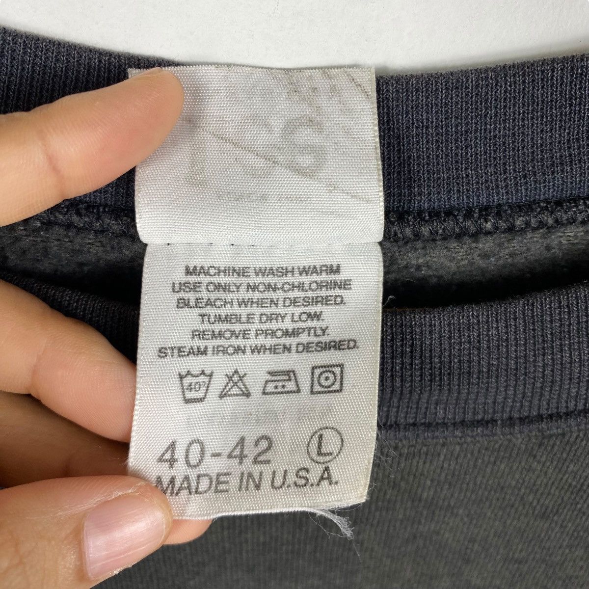 Lee × Vintage Vintage 80's LEE Union-Alls Graphic Crewneck Sweatshirt Size US L / EU 52-54 / 3 - 6 Thumbnail