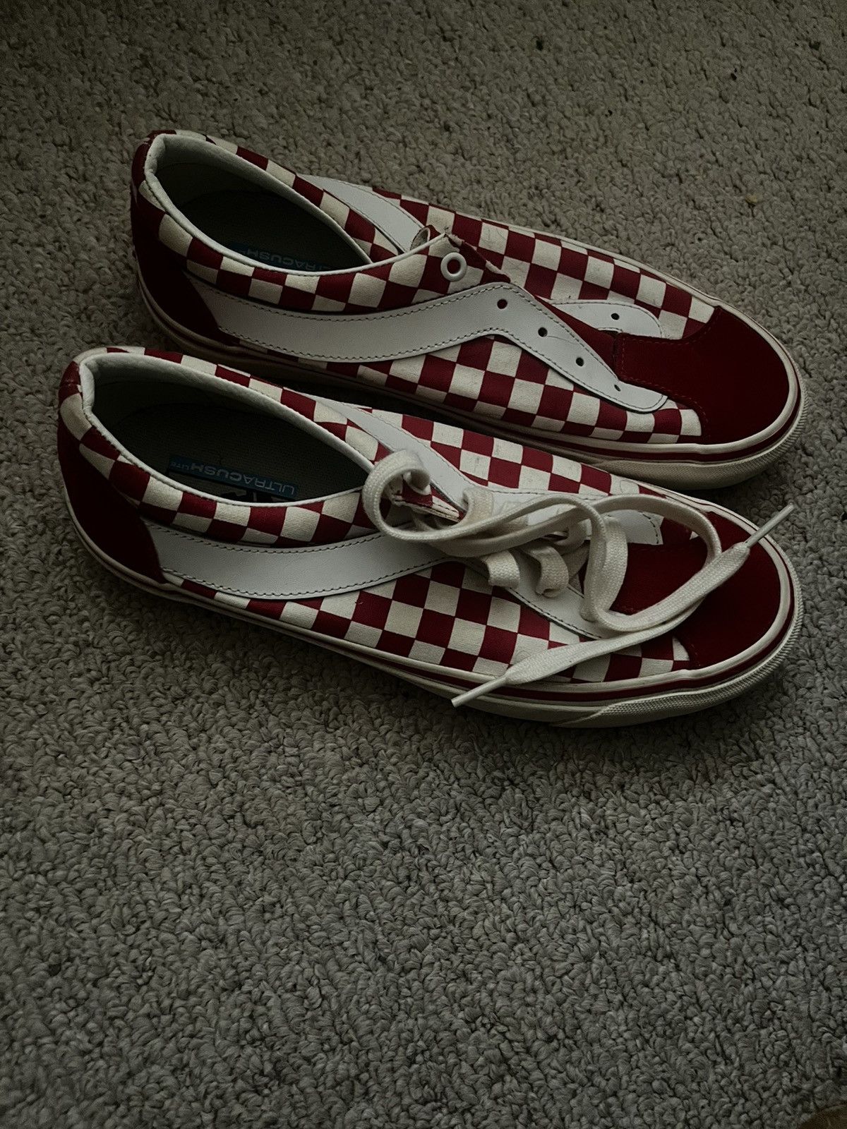 Vans Red Checkered Vans Size US 8.5 / EU 41-42 - 2 Thumbnail