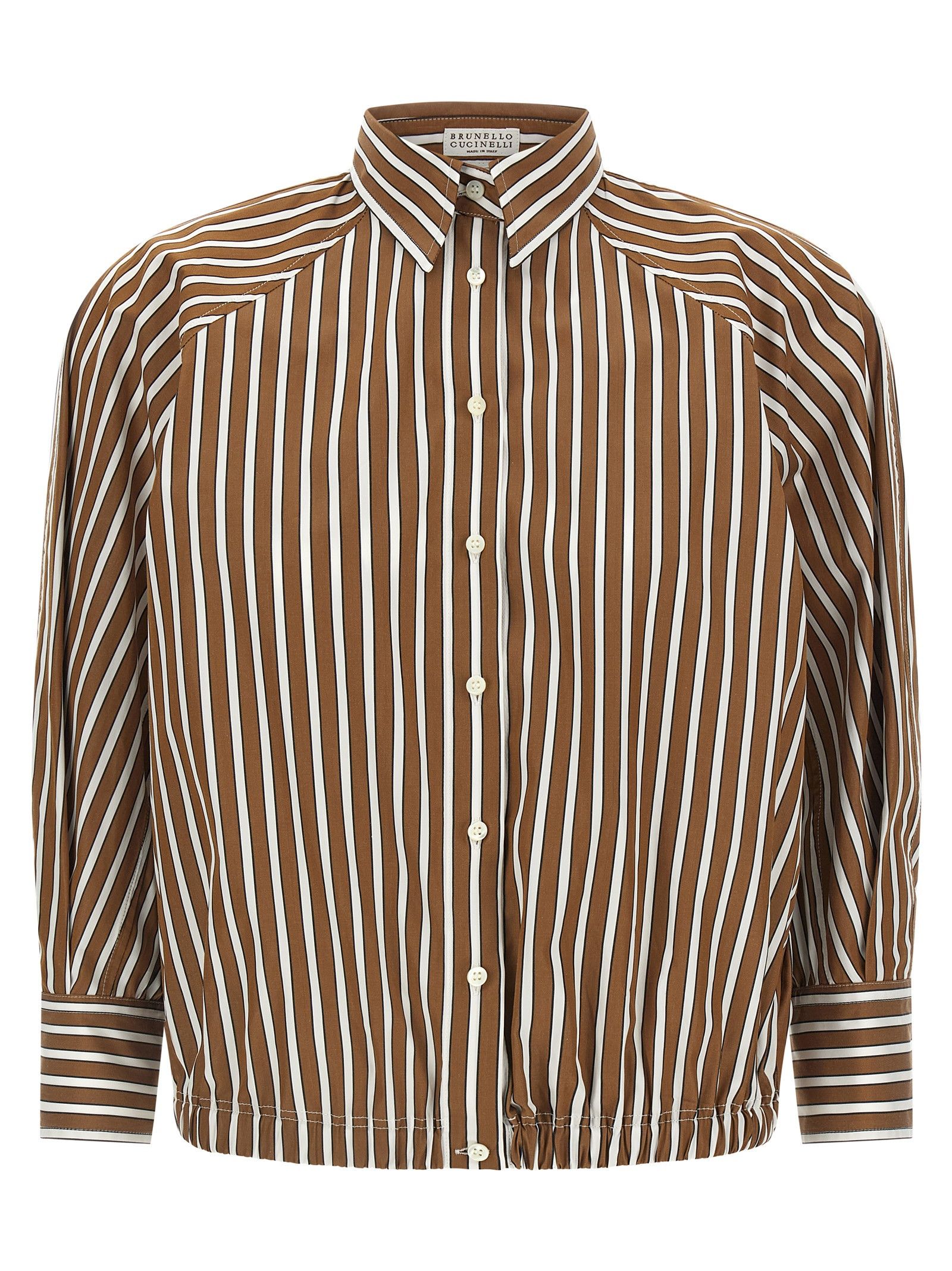 Brunello Cucinelli 'Shadow' Striped Shirt Size S / US 4 / IT 40 - 1 Thumbnail