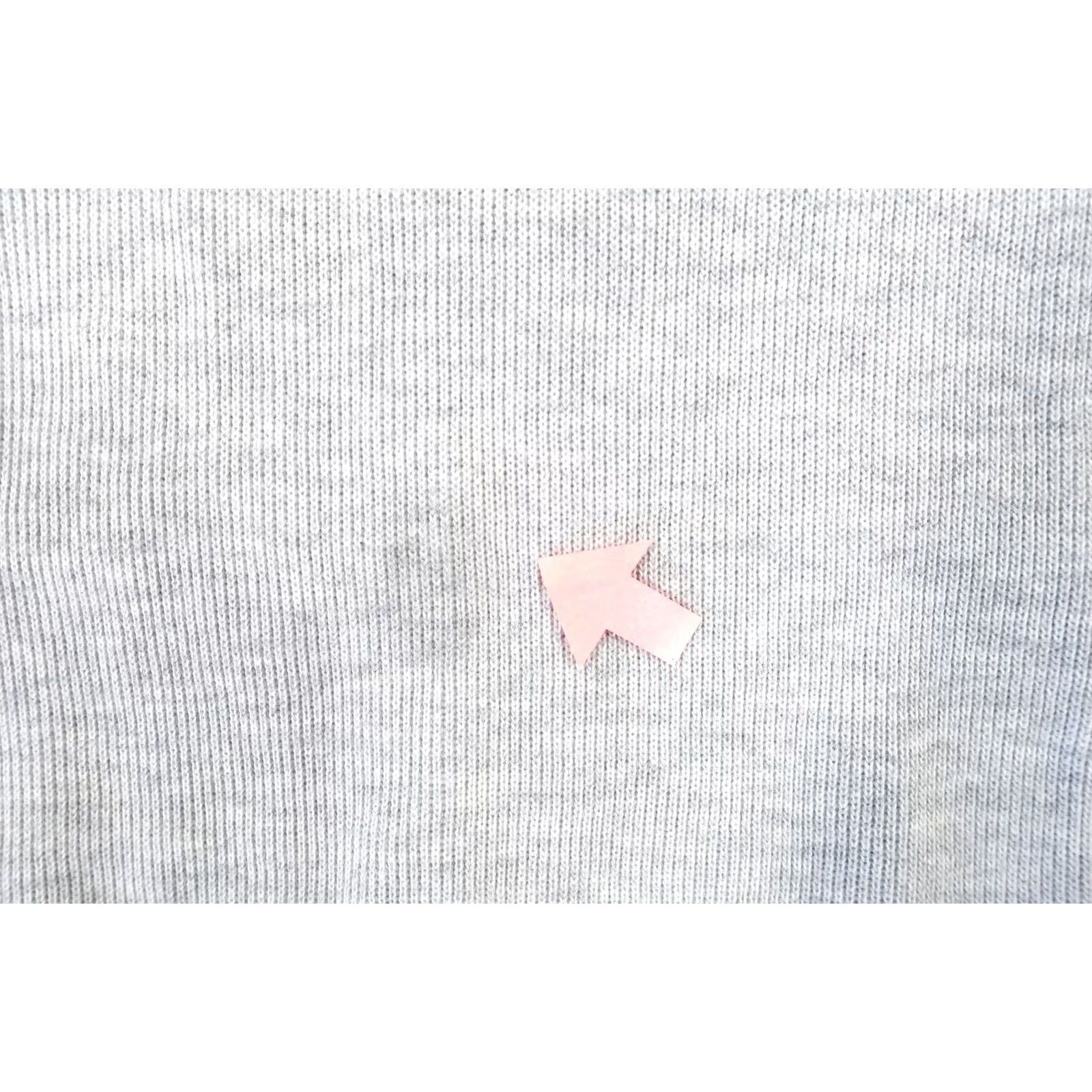 Lacoste Sweater Mens Large Gray 1/4 Zip Mock Neck Fa13487 5, Men's — image 3 of 6