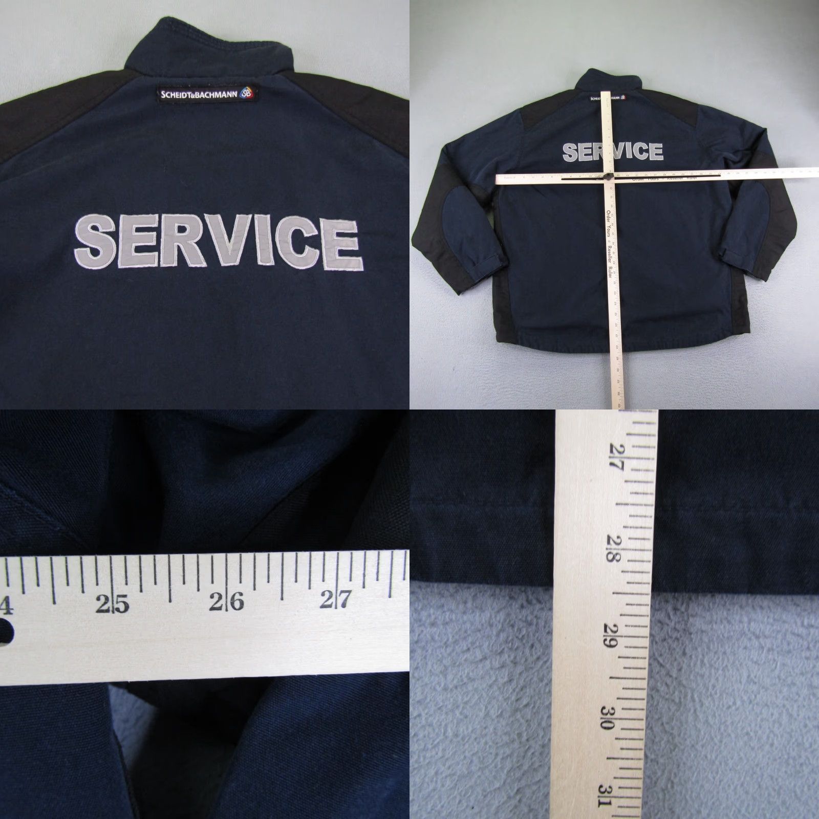 Vintage VINTAGE Russell Jacket Mens Extra Large Blue Heavy Duty Workwear Fleece Lined Coat 017M Size US XL / EU 56 / 4 - 8 Thumbnail