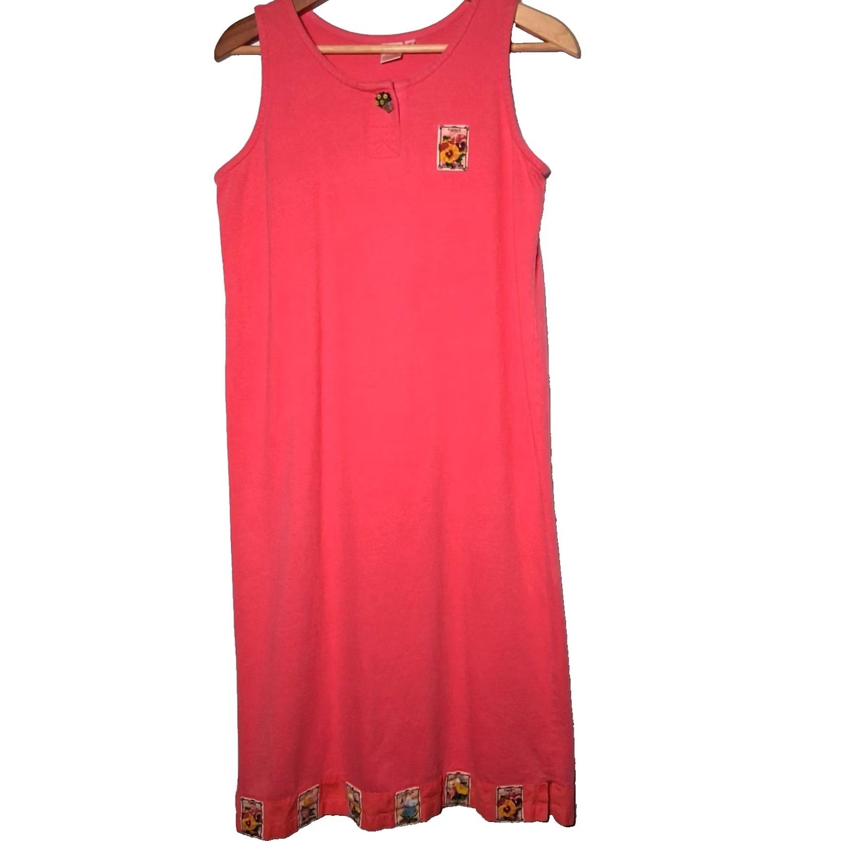 Vintage VINTAGE Coutry Wear Casuals 2000 Pink Floral Tank Dress And Shirt Set Small Women Casual Size S / US 4 / IT 40 - 4 Thumbnail