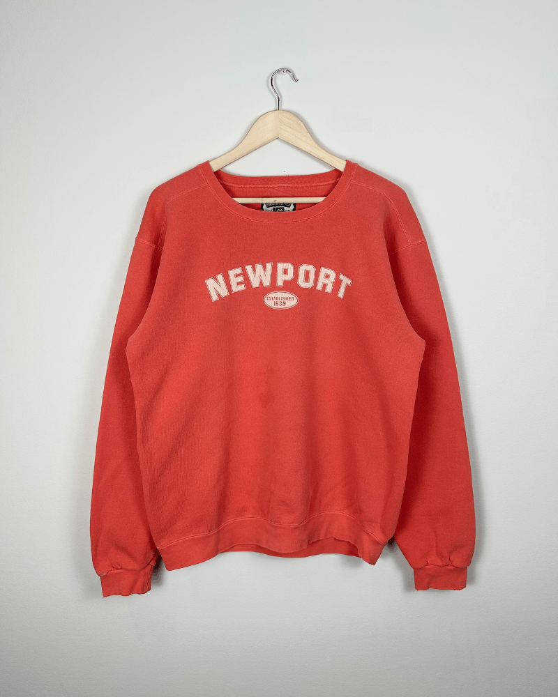 Lee × Vintage Vintage Lee Newport Pink Crewneck Sweatshirt - Size Large Size US L / EU 52-54 / 3 - 3 Thumbnail