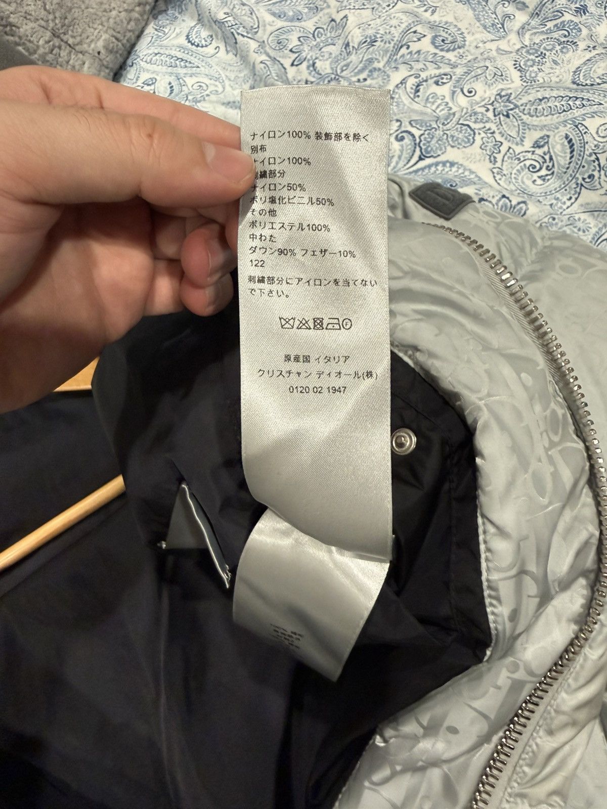 Dior Dior Silver Oblique Puffer Jacket Size US S / EU 44-46 / 1 - 12 Thumbnail