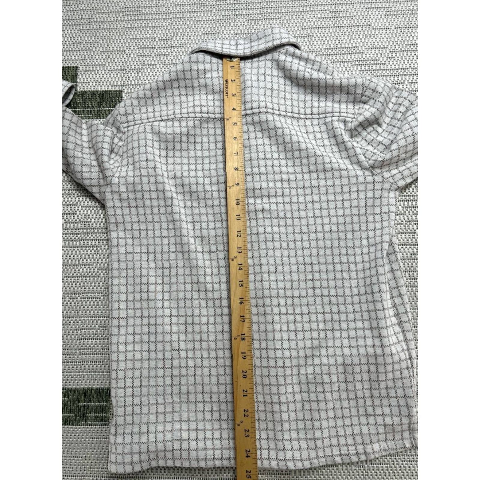 Madewell Madewell Shirt Womens XS White Cotton Blend Button Up Plaid Cardigan? Size XS / US 0-2 / IT 36-38 - 7 Thumbnail