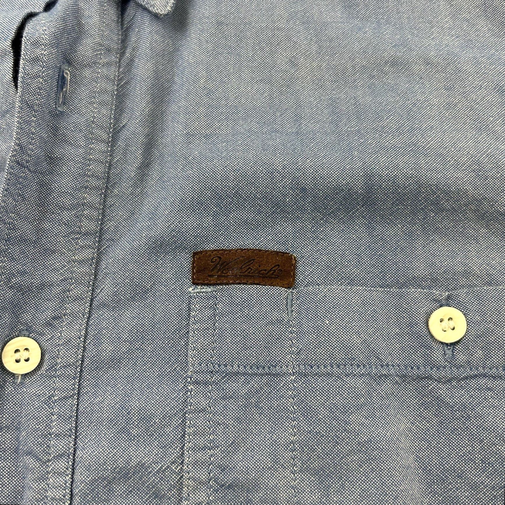 Vintage Woolrich Short Sleeve Button-Up Shirt Men's 2XL Blue Size US XXL / EU 58 / 5 - 2 Thumbnail