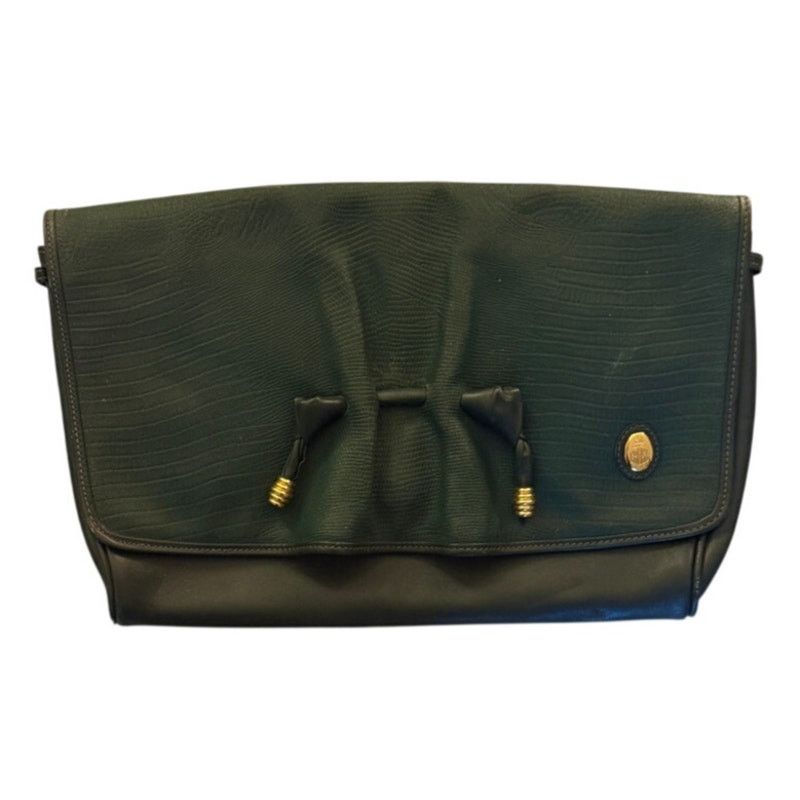 Mark Cross Mark Cross Olive Green Clutch Size ONE SIZE - 1 Thumbnail