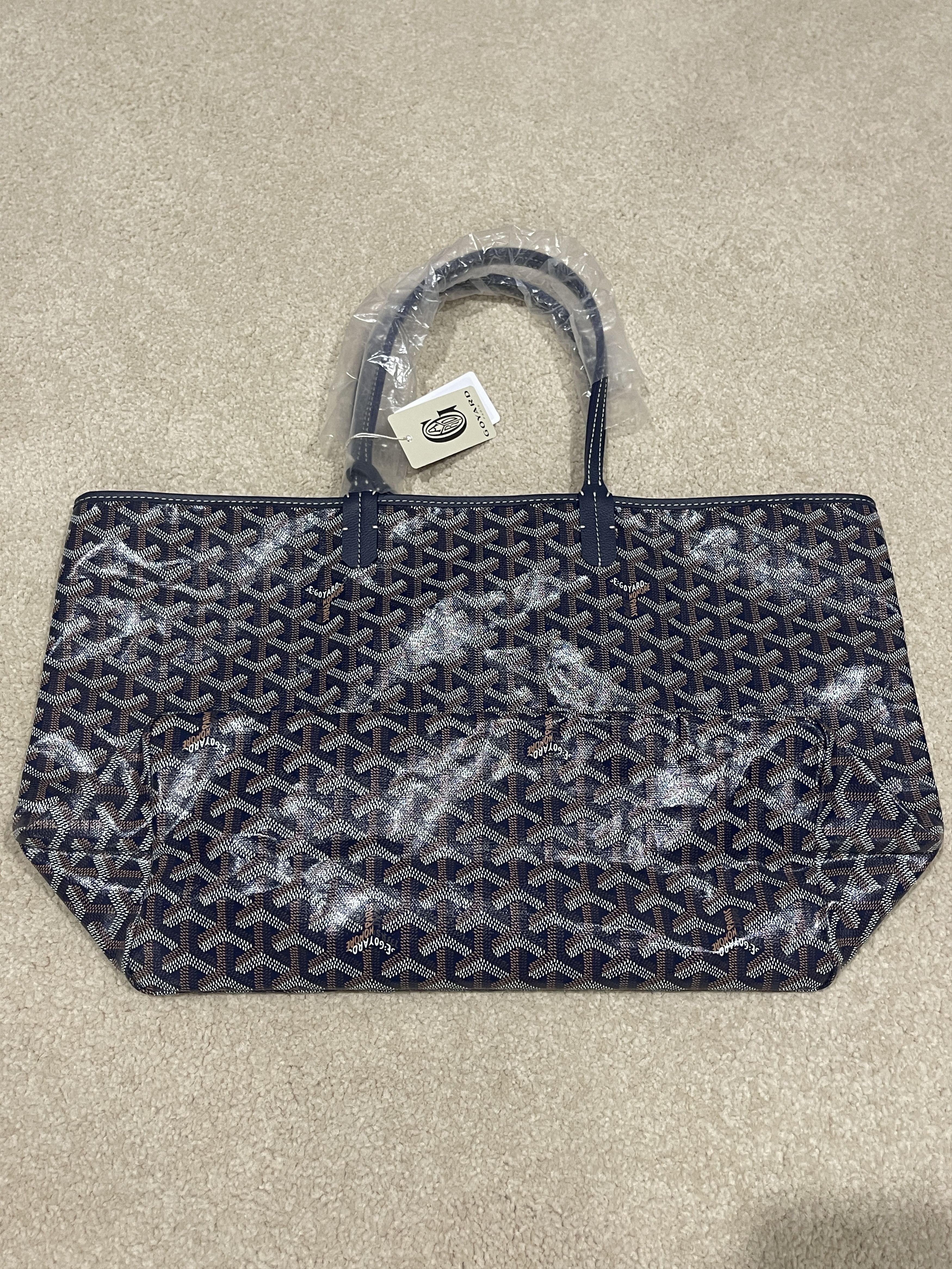 Goyard 2023 Goyard Saint Louis PM Tote - Navy Blue - | Grailed