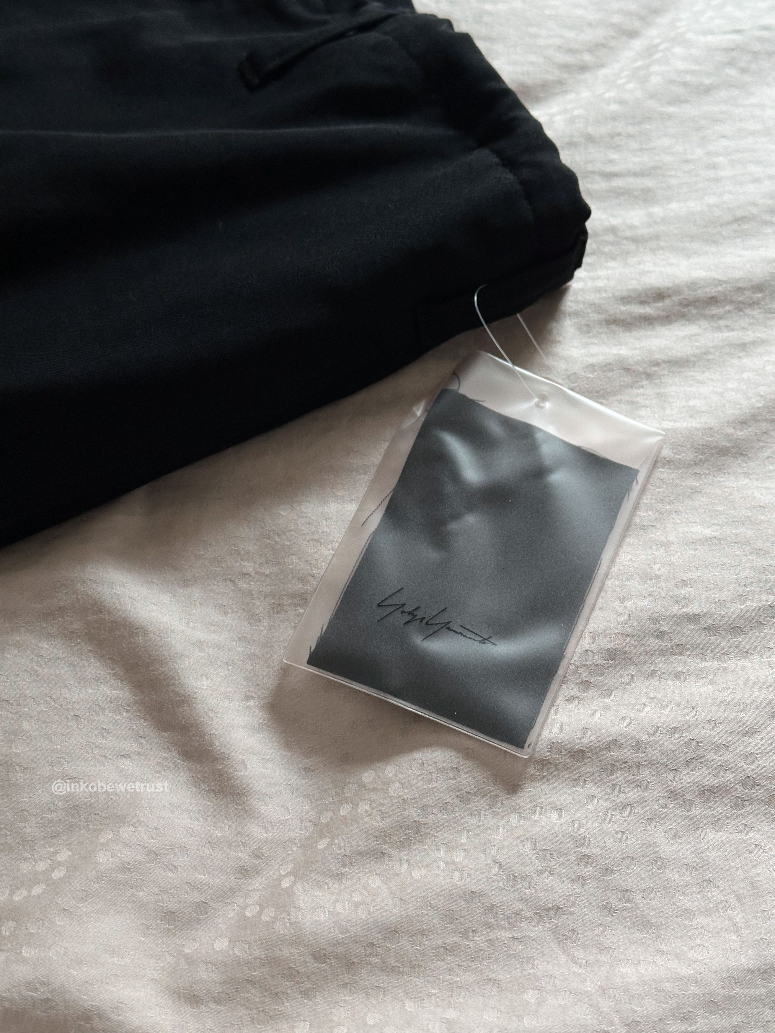 Yohji Yamamoto 18SS Pour Homme Gabardine Draw String Pants 1 Size US 32 / EU 48 - 4 Thumbnail