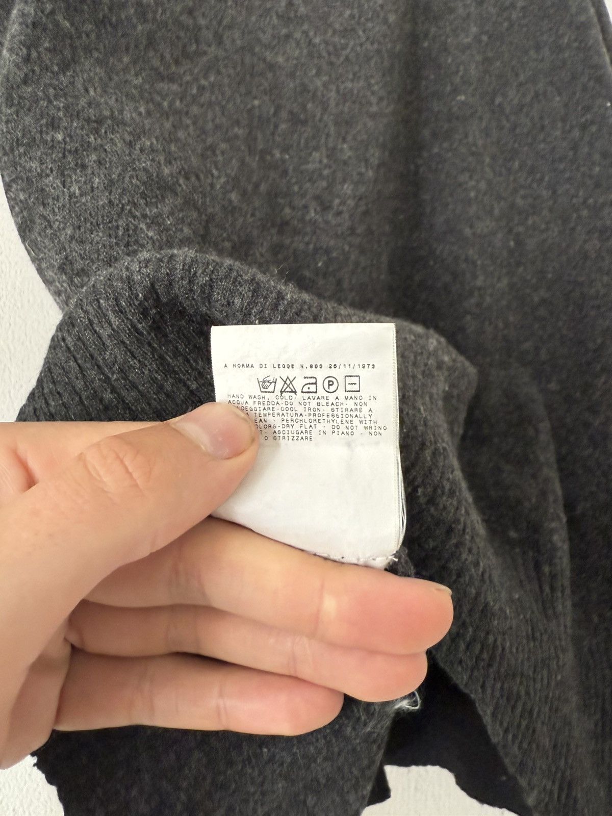 Dolce & Gabbana D&G Charcoal Wool Sweater with Tactical Strap Detail Size US M / EU 48-50 / 2 - 9 Thumbnail