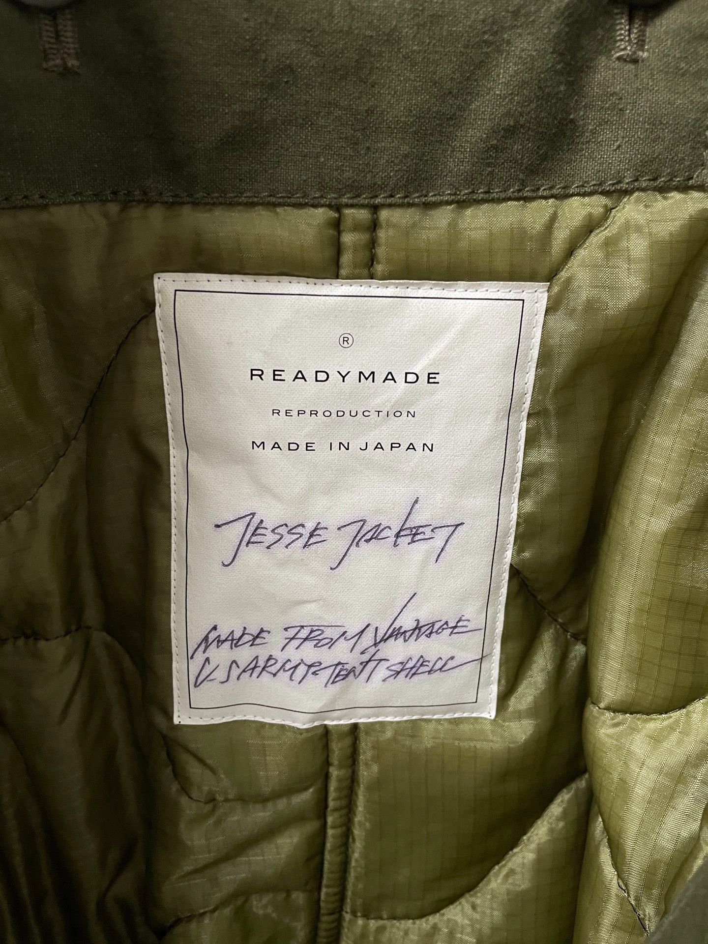 READYMADE Readymade JESSE JACKET Military Green Size 2 Classic Japan Size US M / EU 48-50 / 2 - 3 Thumbnail