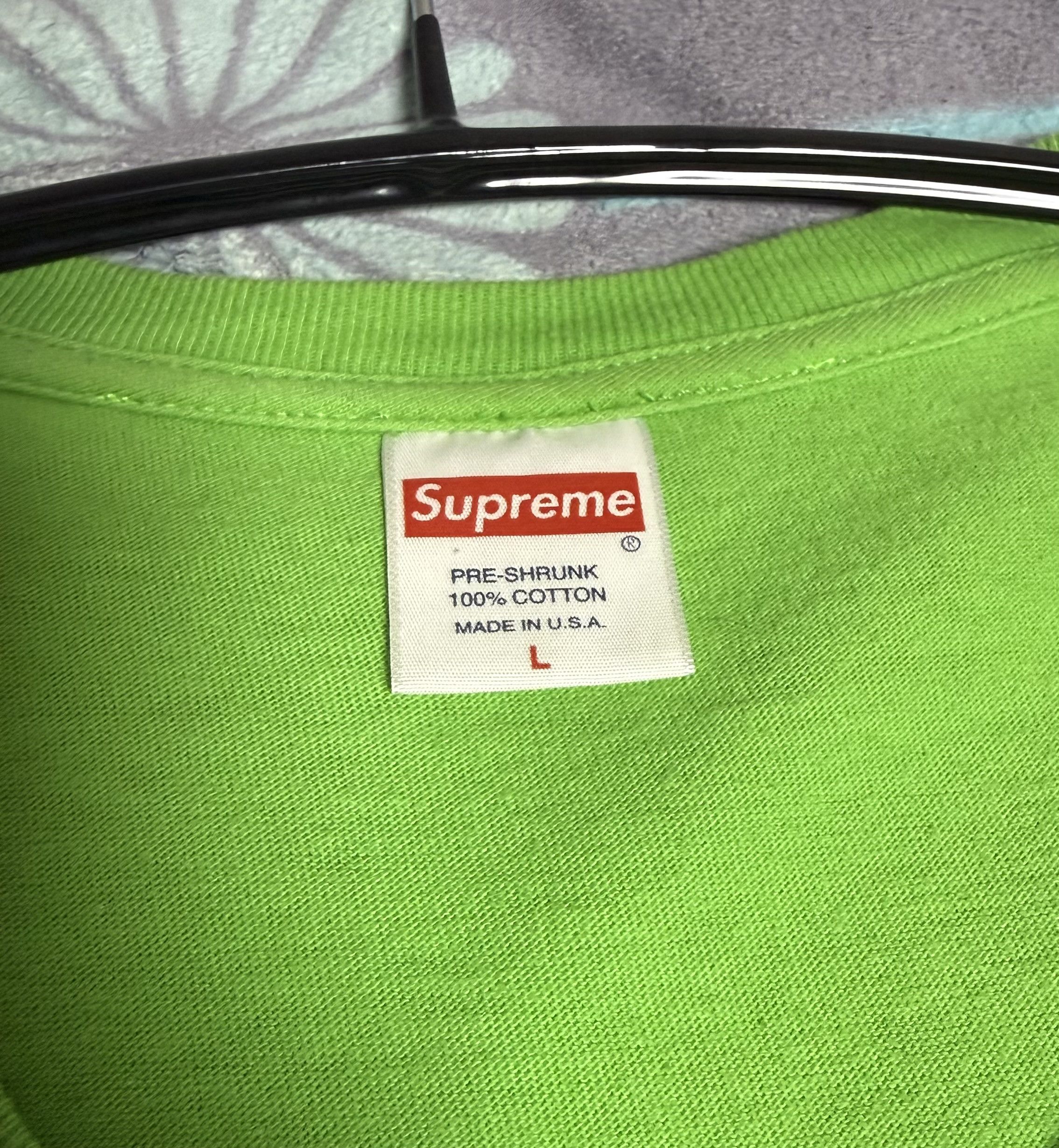 Supreme Supreme x Michael Jackson Lime(green) t shirts Size US L / EU 52-54 / 3 - 3 Thumbnail