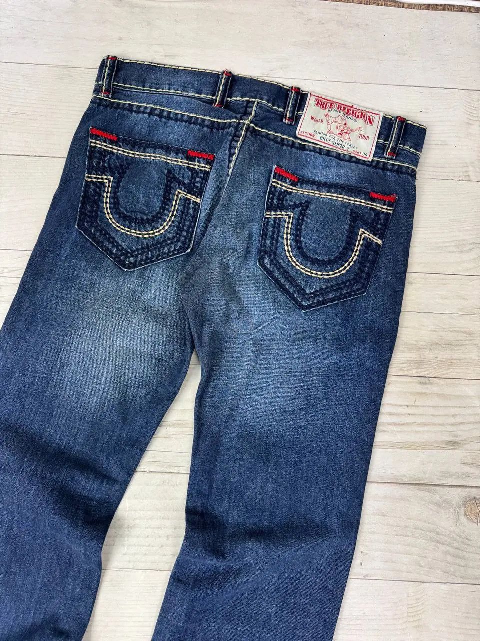 True Religion Vintage True Religion Denim Baggy Jeans 90s Y2K Size US 33 - 10 Thumbnail