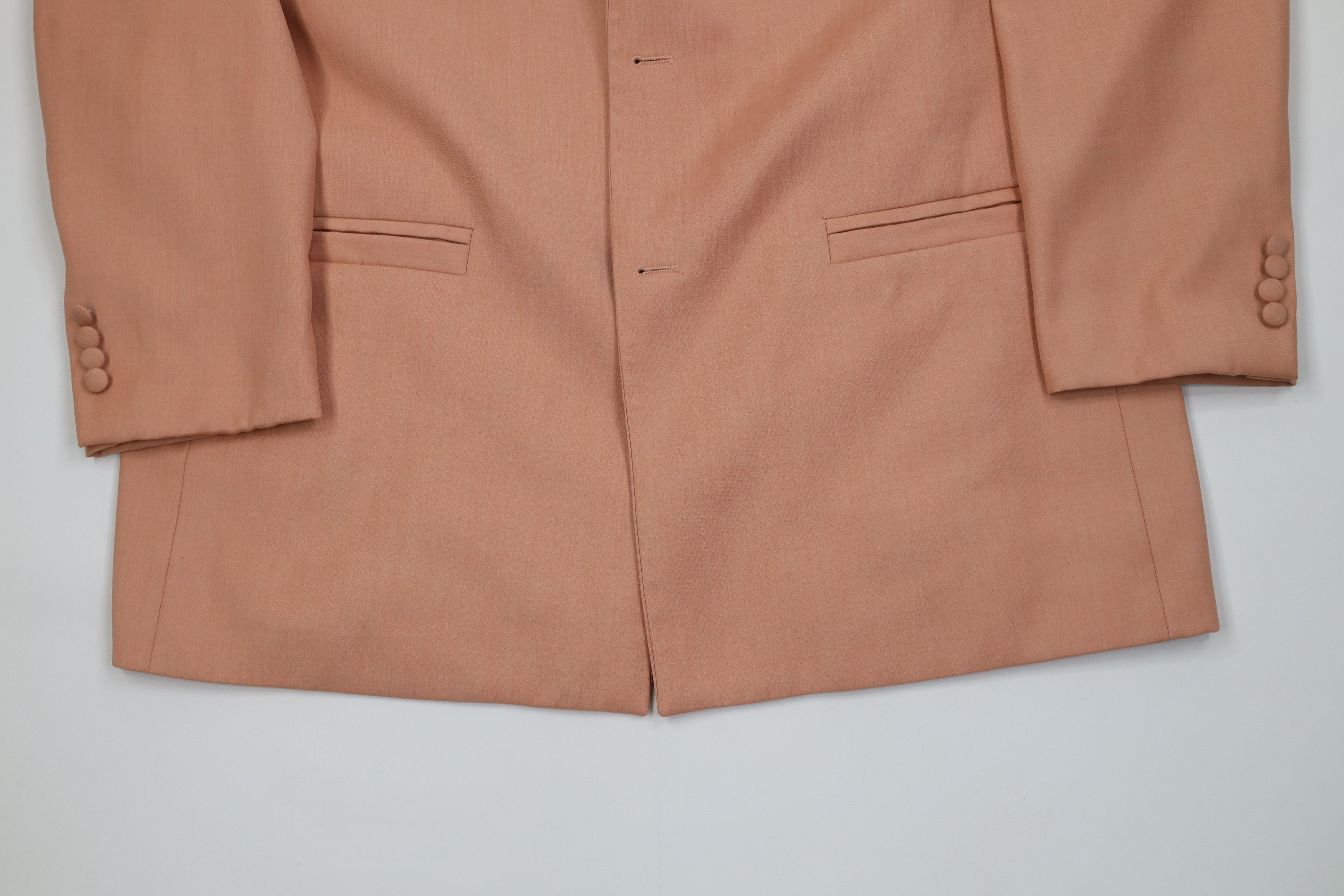 Vintage Vintage 90s Streetwear 2 Piece Rayon Gabardine Suit Size 46R - 4 Thumbnail