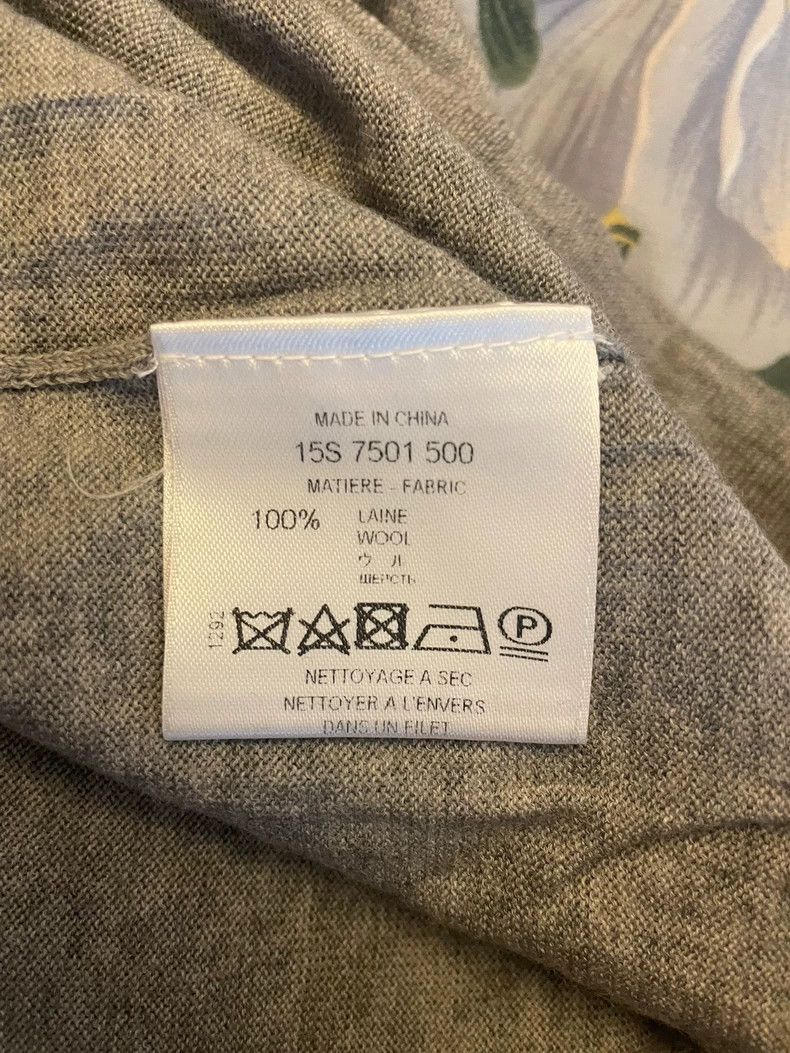 Givenchy Givenchy Light gray V-neck wool sweater, size XL Size US XL / EU 56 / 4 - 4 Thumbnail