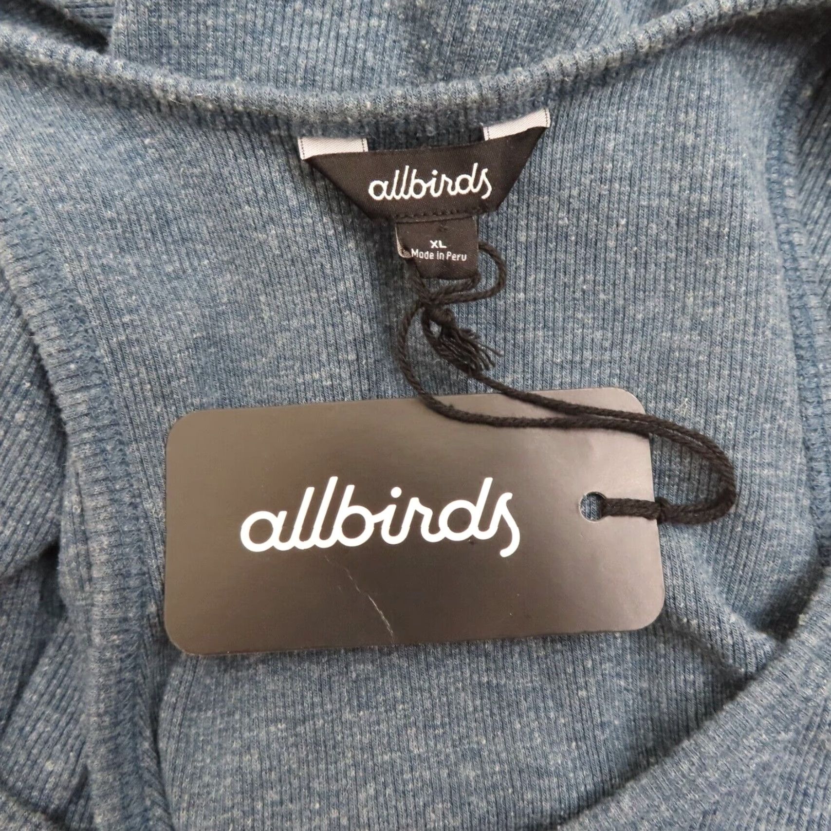 Allbirds Allbirds Womens XL Ribbed Dress Shadow Blue Sleeveless Maxi NEW Size XL / US 12-14 / IT 48-50 - 6 Thumbnail