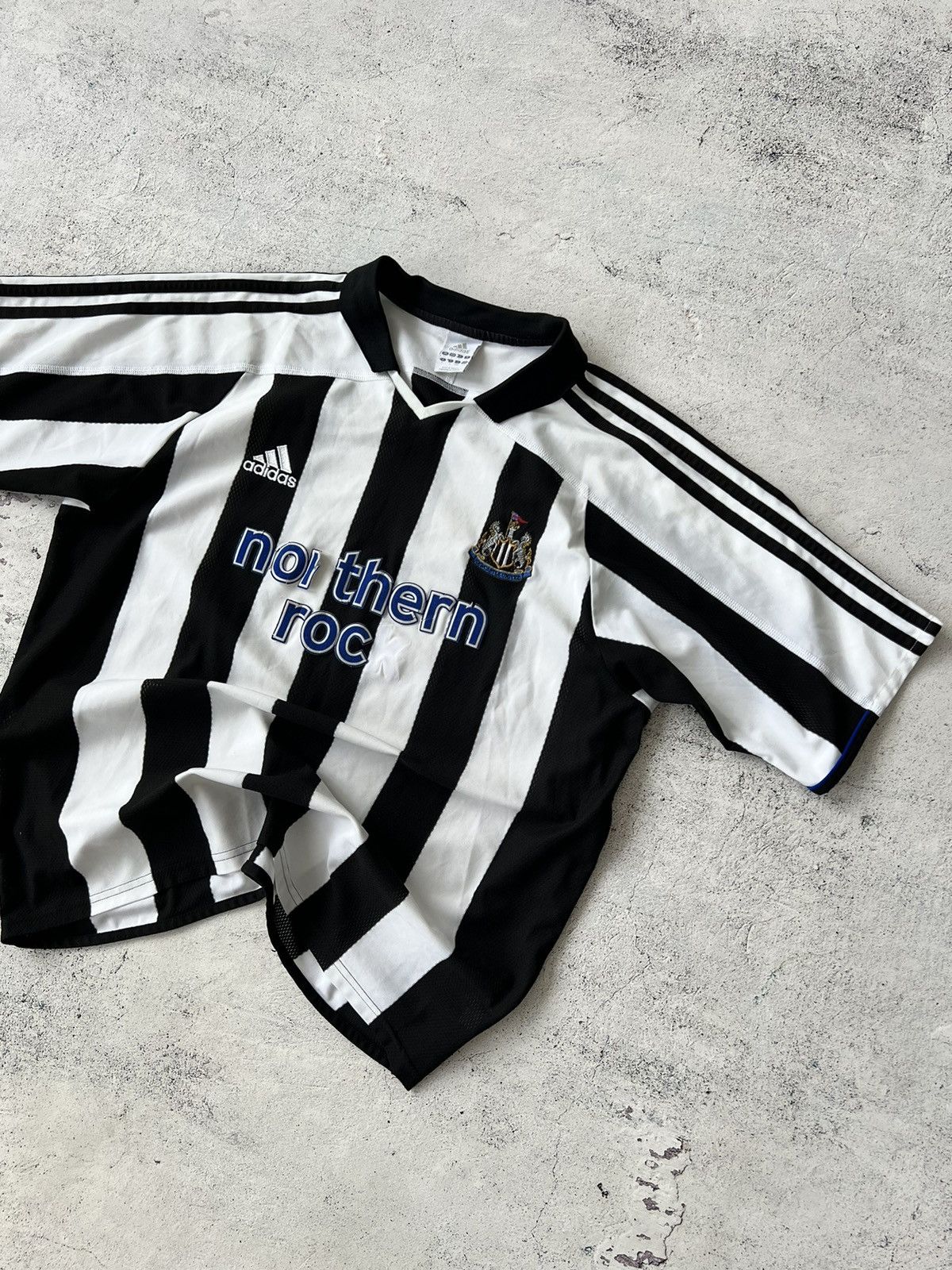 Adidas × Vintage 🩸RARE🩸Adidas Vintage Newcastle United 2003 Home Jersey Size US L / EU 52-54 / 3 - 2 Thumbnail