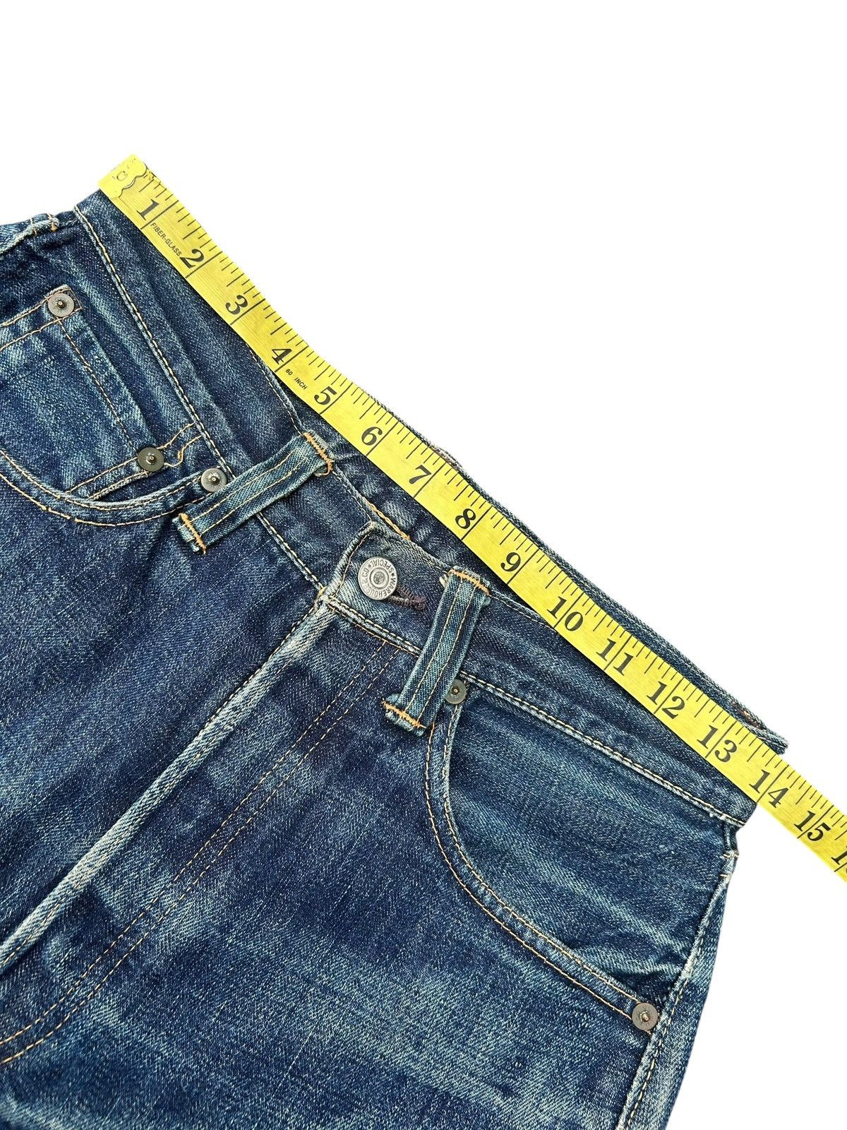 Kapital VINTAGE WAREHOUSE SELVEDGE DISTRESSED DENIM JEANS Size US 28 / EU 44 - 15 Thumbnail