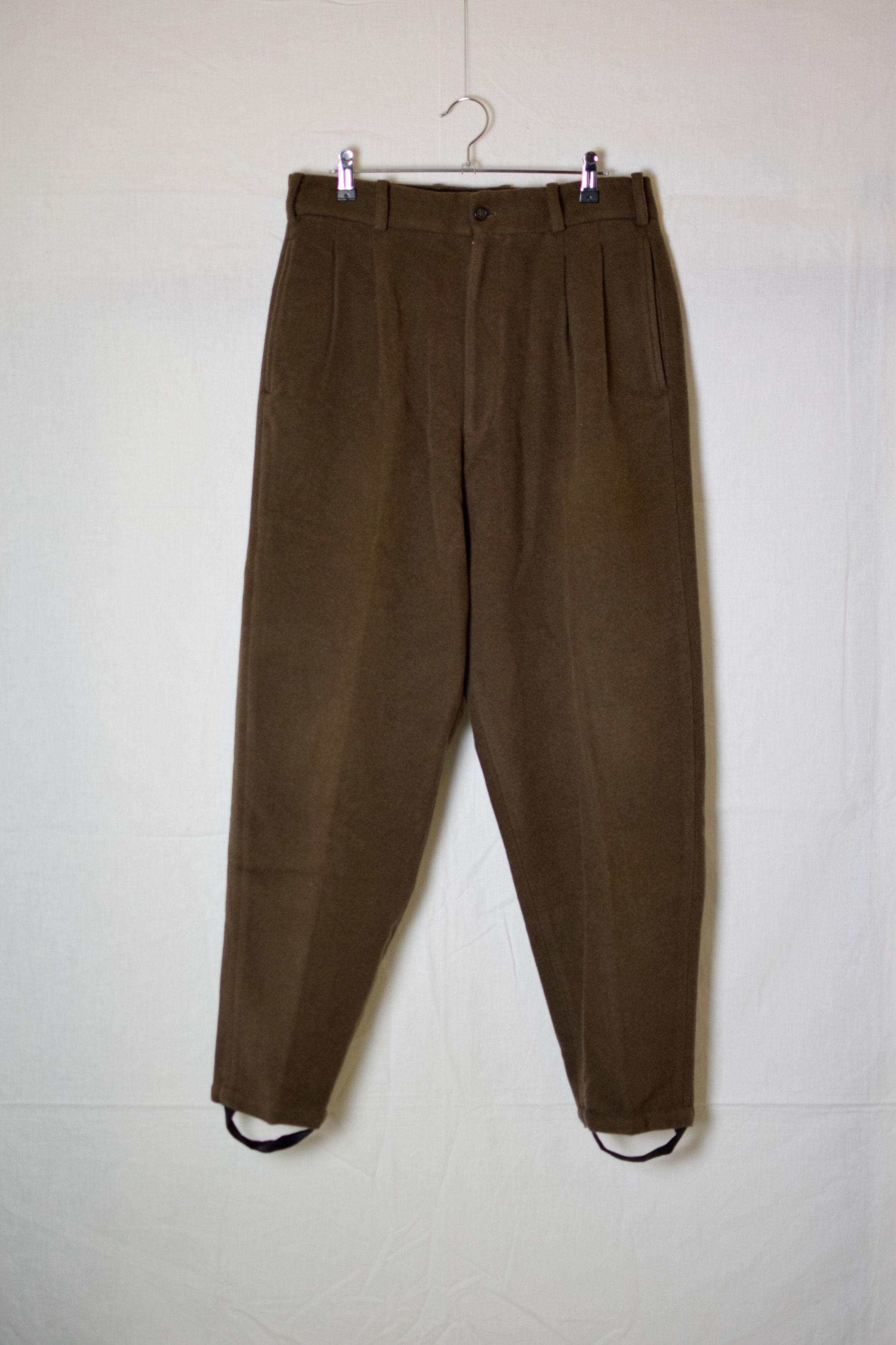 Yohji Yamamoto YYPH Archive 80's Brown Wool Pants Size US 30 / EU 46 - 2 Thumbnail