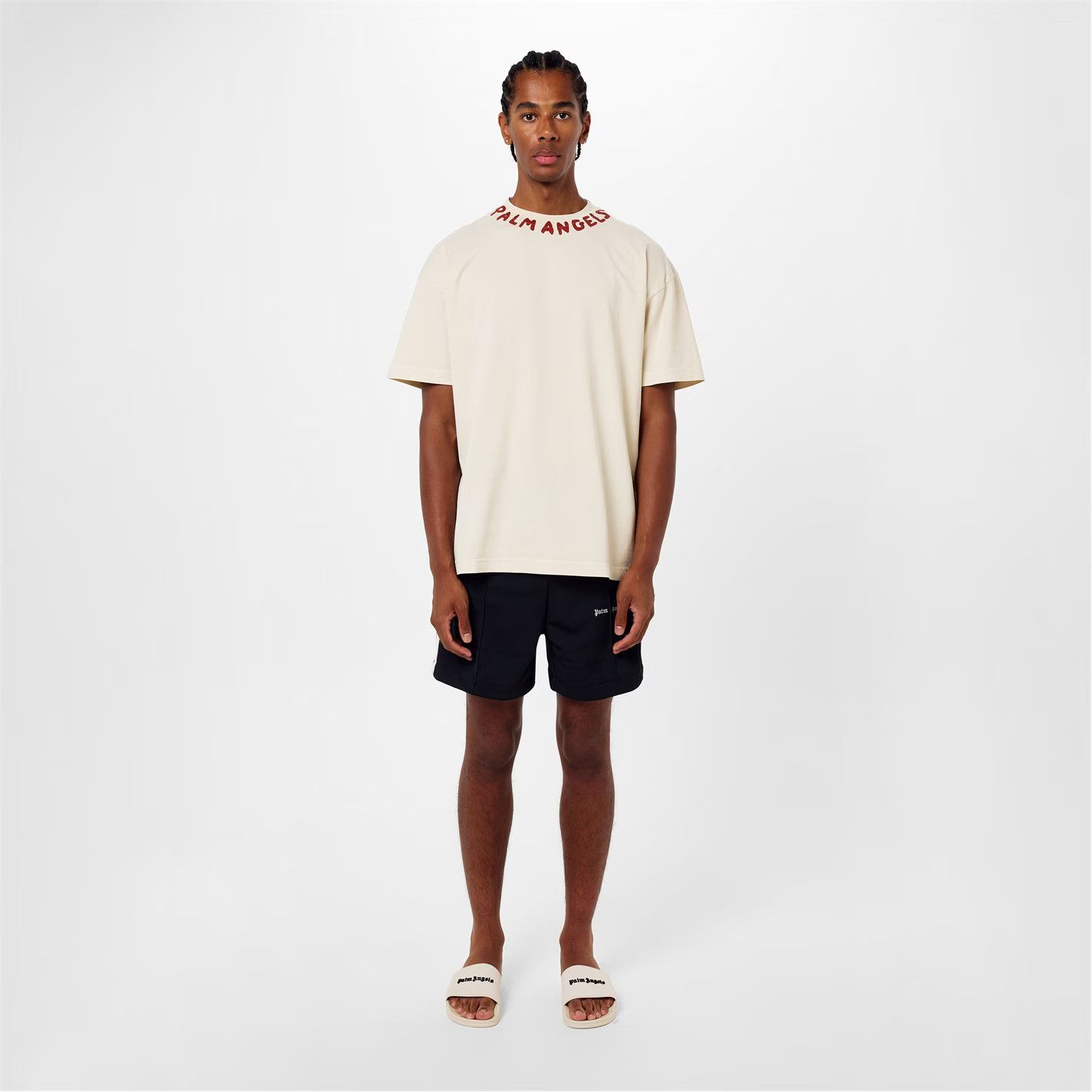Palm Angels o1g2r1mq0426 Classic Track Shorts in Black Size US 34 / EU 50 - 6 Thumbnail