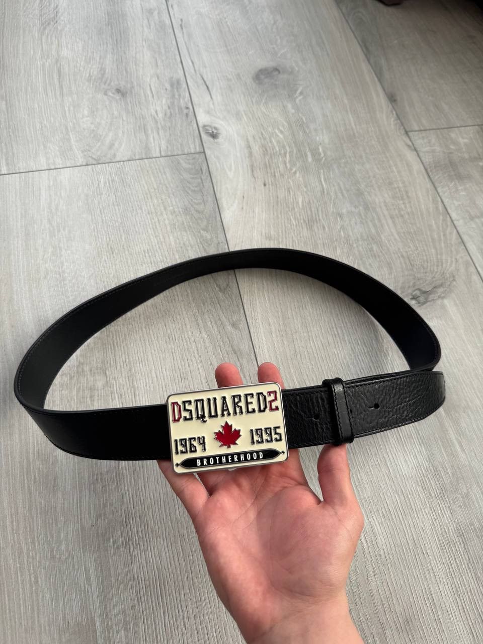 Dsquared2 Dsquared belt avantgarde buckle logo Gothic Spell out Size ONE SIZE - 2 Thumbnail