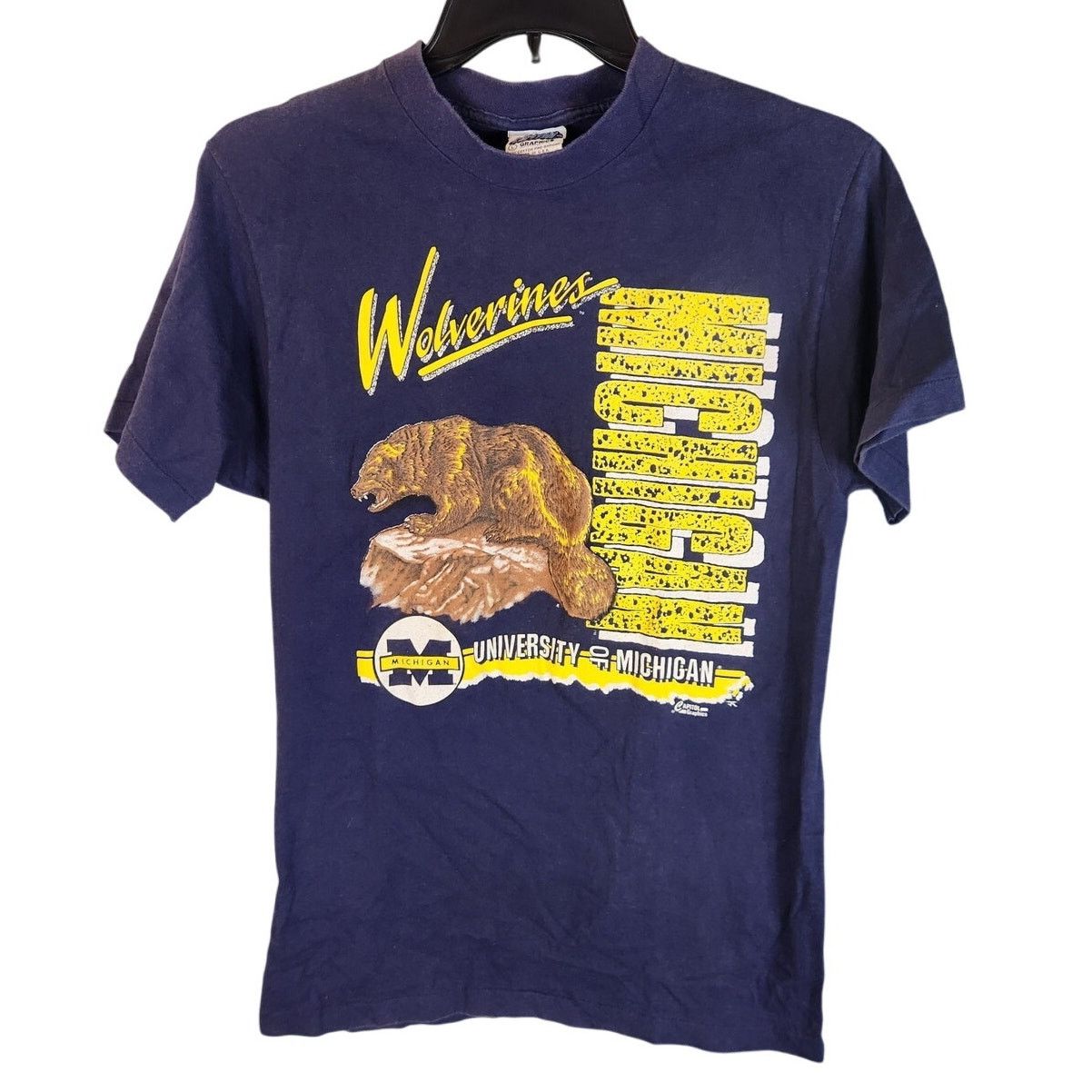 Other Vintage 90s Single Stitch Michigan Wolverines T men's large Size US L / EU 52-54 / 3 - 1 Thumbnail