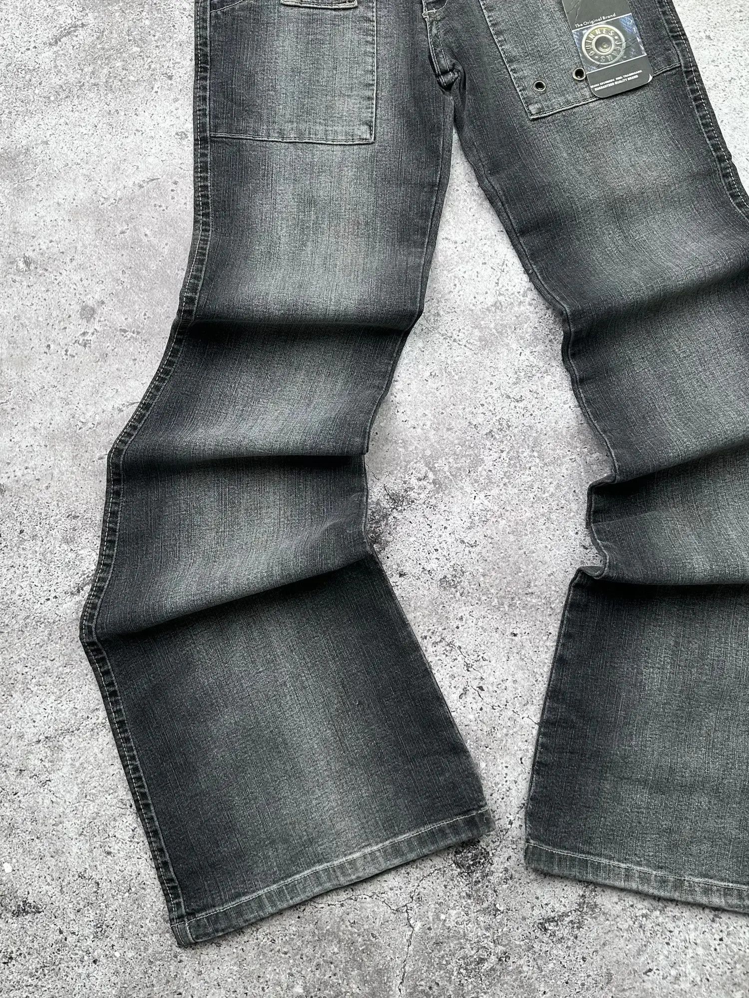 Japanese Brand Vintage Faded Flare Jeans C212(V561) Size 25" / US 0 / IT 36 - 3 Thumbnail
