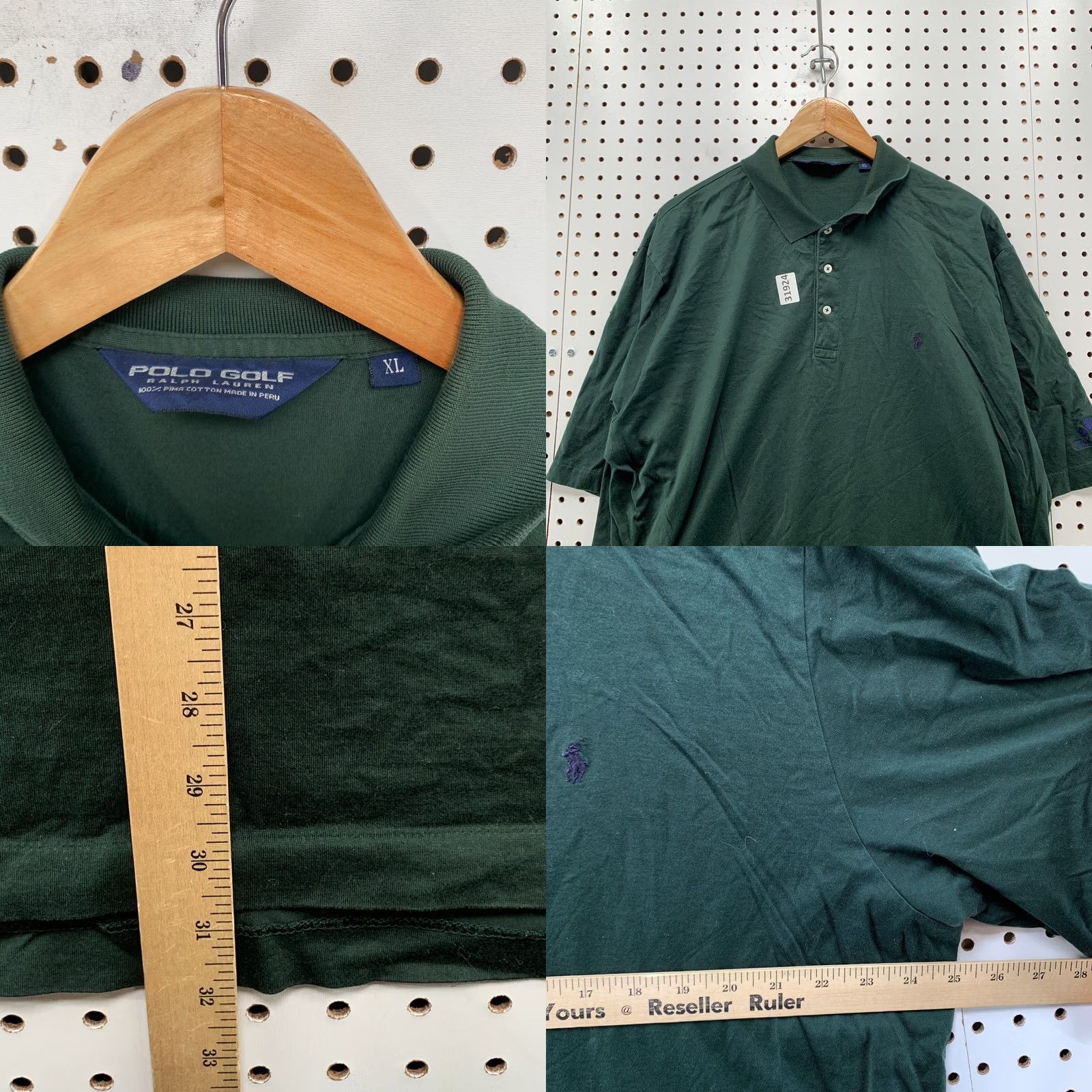Ralph Lauren Polo Golf Ralph Lauren Shirt Mens XL Green Collared Casual Pony 25x32 Size US XL / EU 56 / 4 - 8 Thumbnail