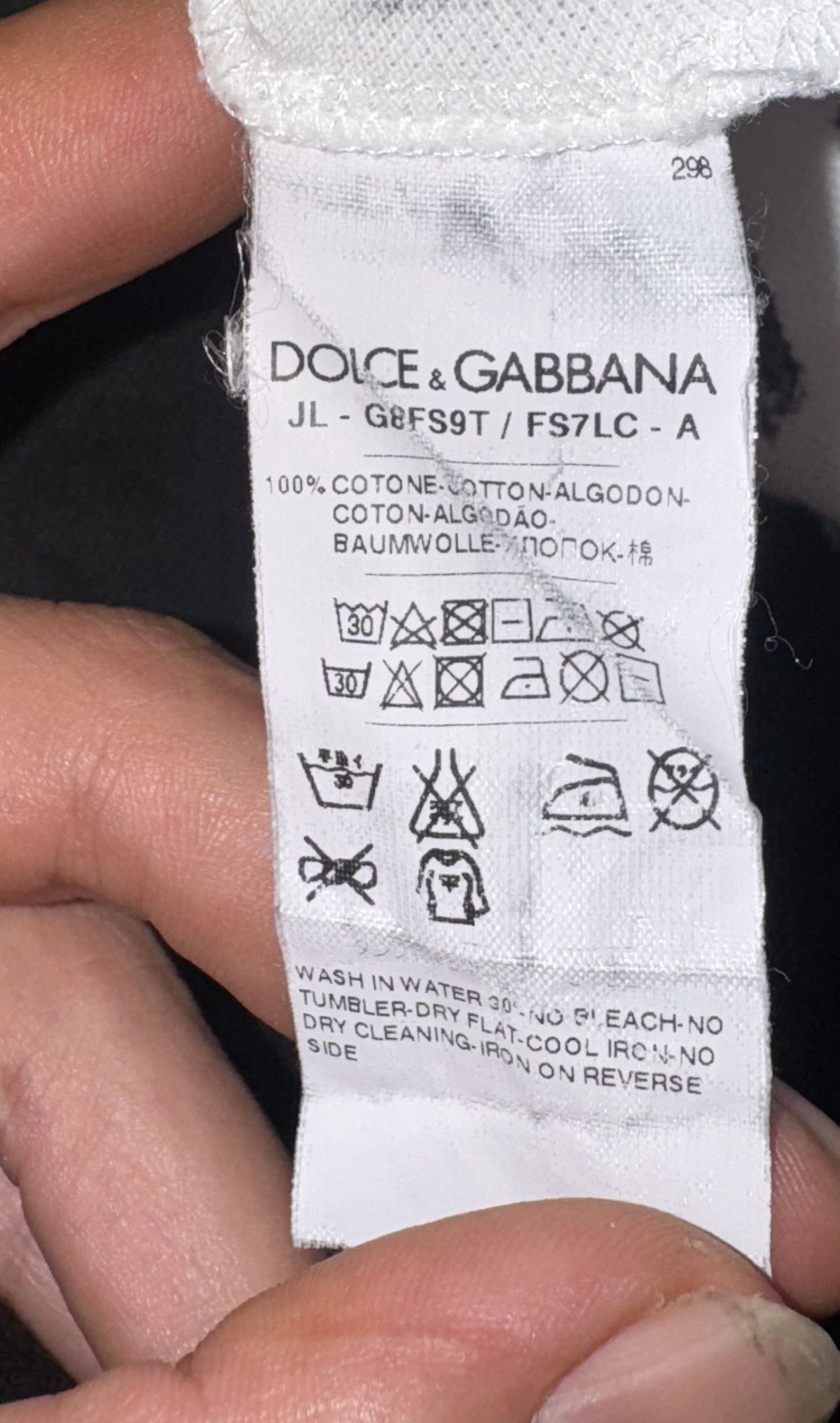 Dolce & Gabbana Dolce & Gabbana Figure Print Polo – Size 50 (M) Size US M / EU 48-50 / 2 - 9 Thumbnail